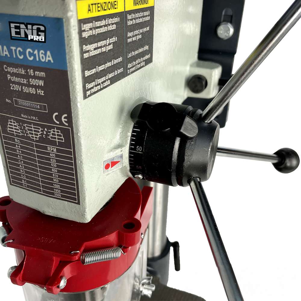 Bench drill 16mm adjustable speed - ENG PRO - MA TC C16A