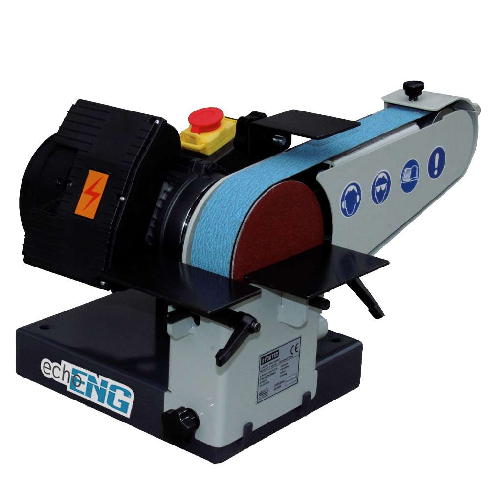 Belt grinder e disco 230V tavola rergolabile FTX-50-LBD ENG PRO
