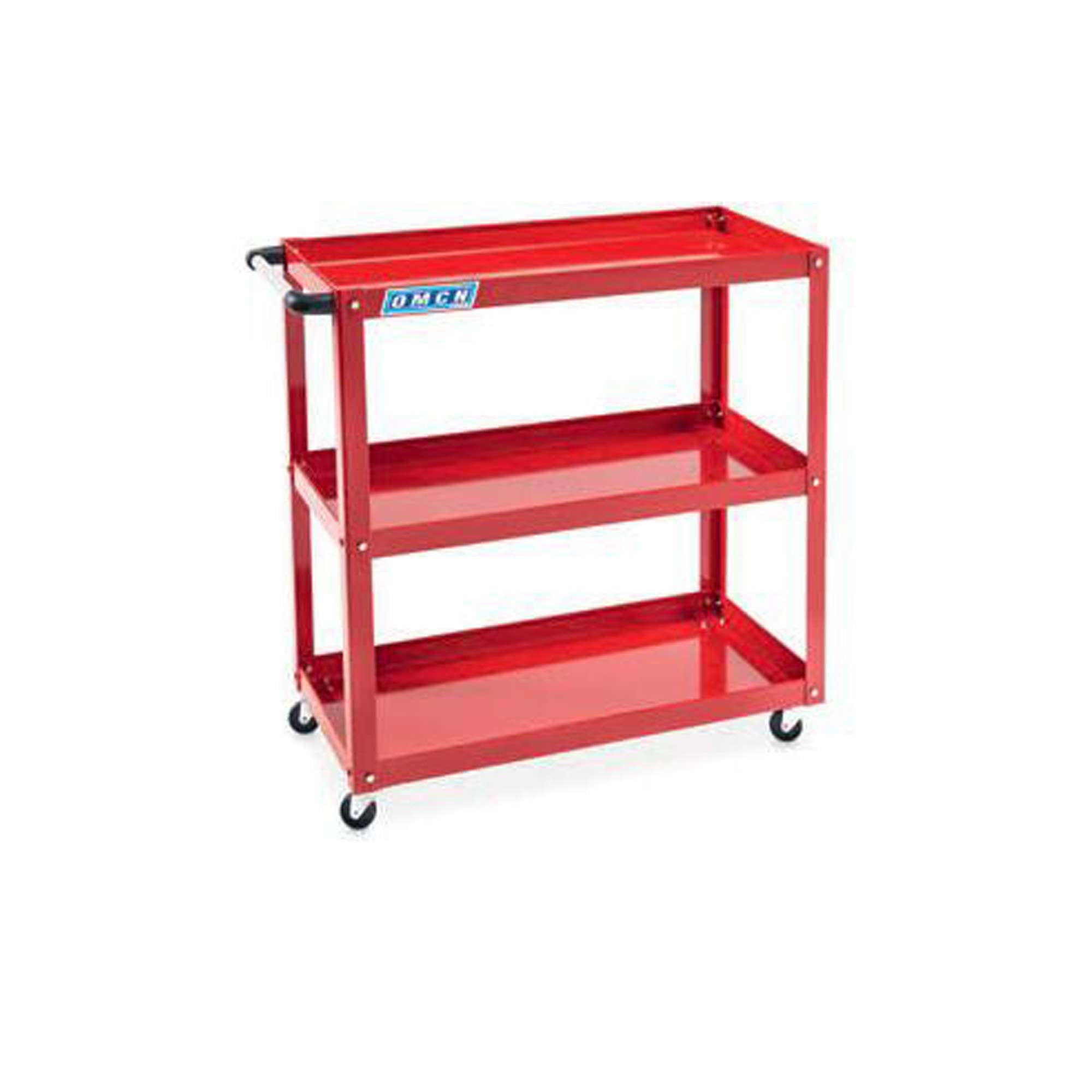 Tool trolley with 3 shelves, capacity 120 kg, demountable - OMCN 109/AS