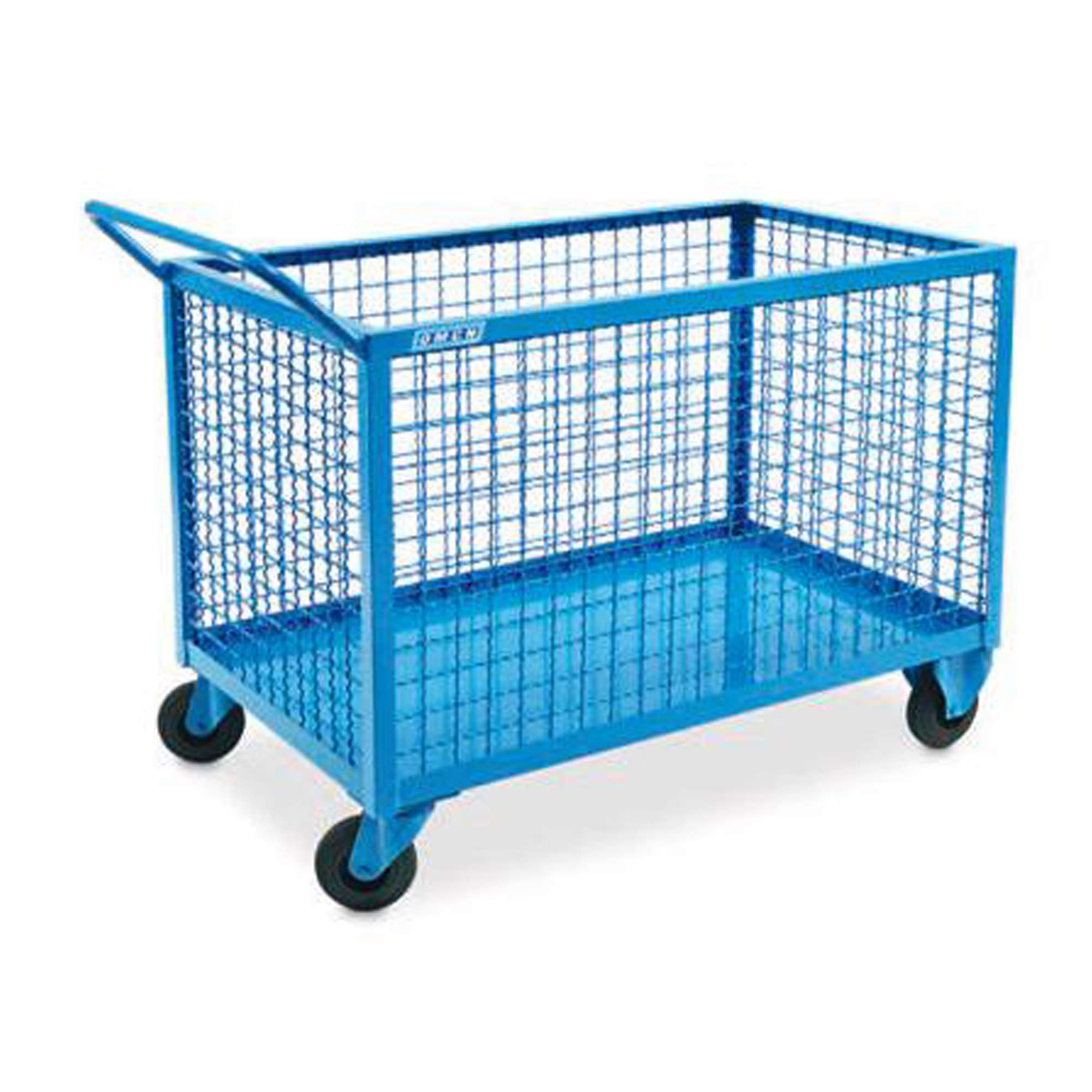 Trolley with side rails and wire mesh capacity 250 kg - OMCN 211