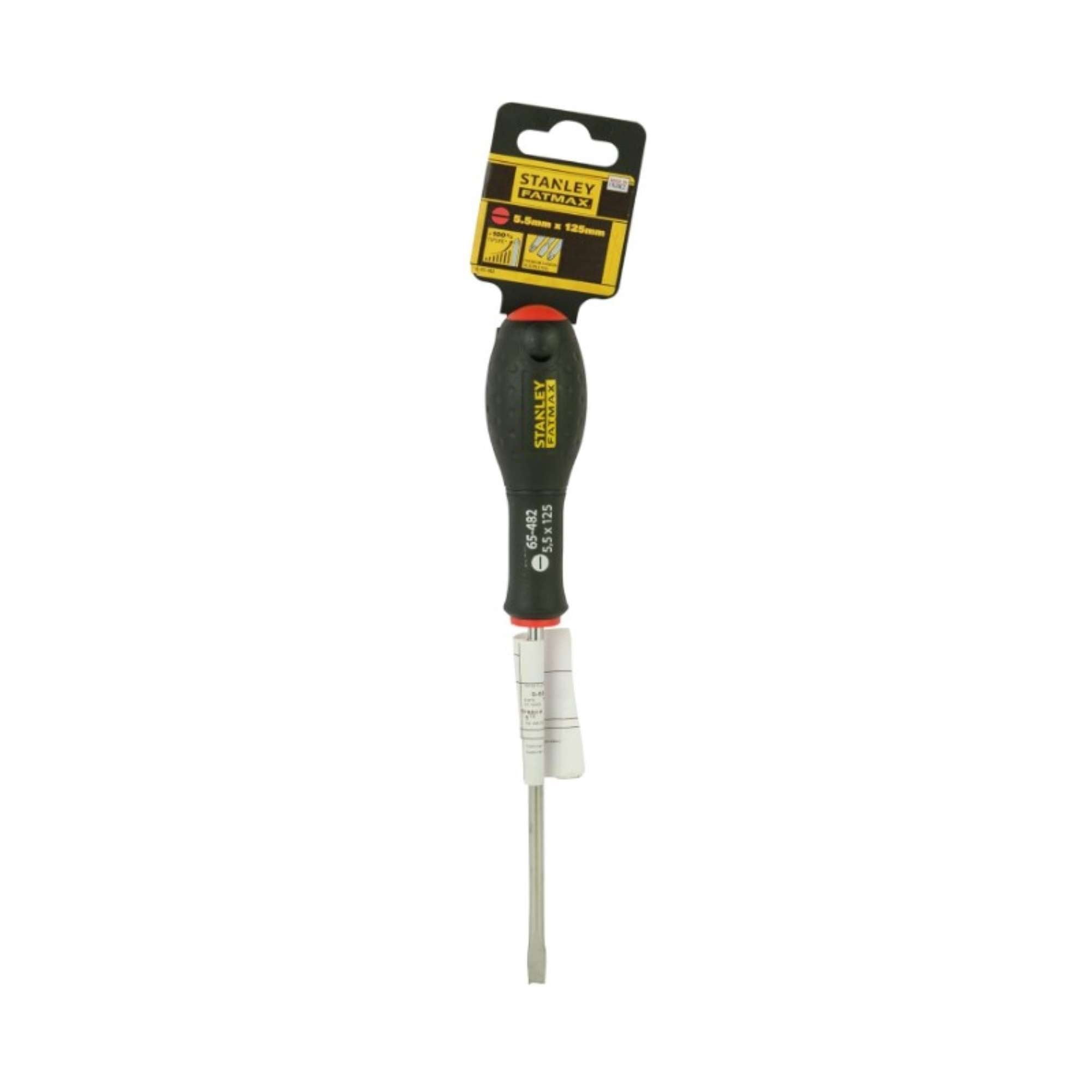 FatMax Slotted Screwdriver, 5.5 x 125 mm Standard Blade - Stanley 0-65-482