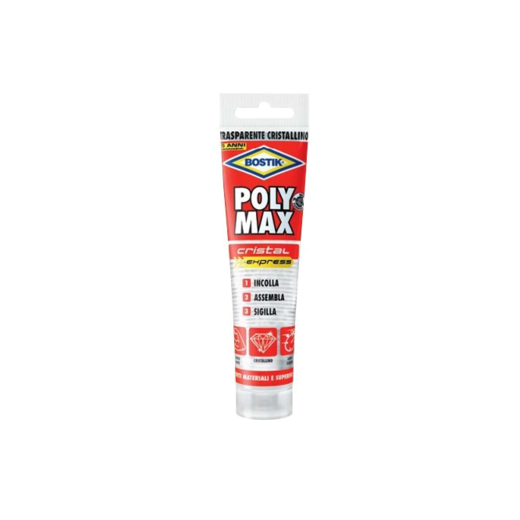 Sealant.Adhesive Polymax Cristal Tubet - UHU Bostik 6300509