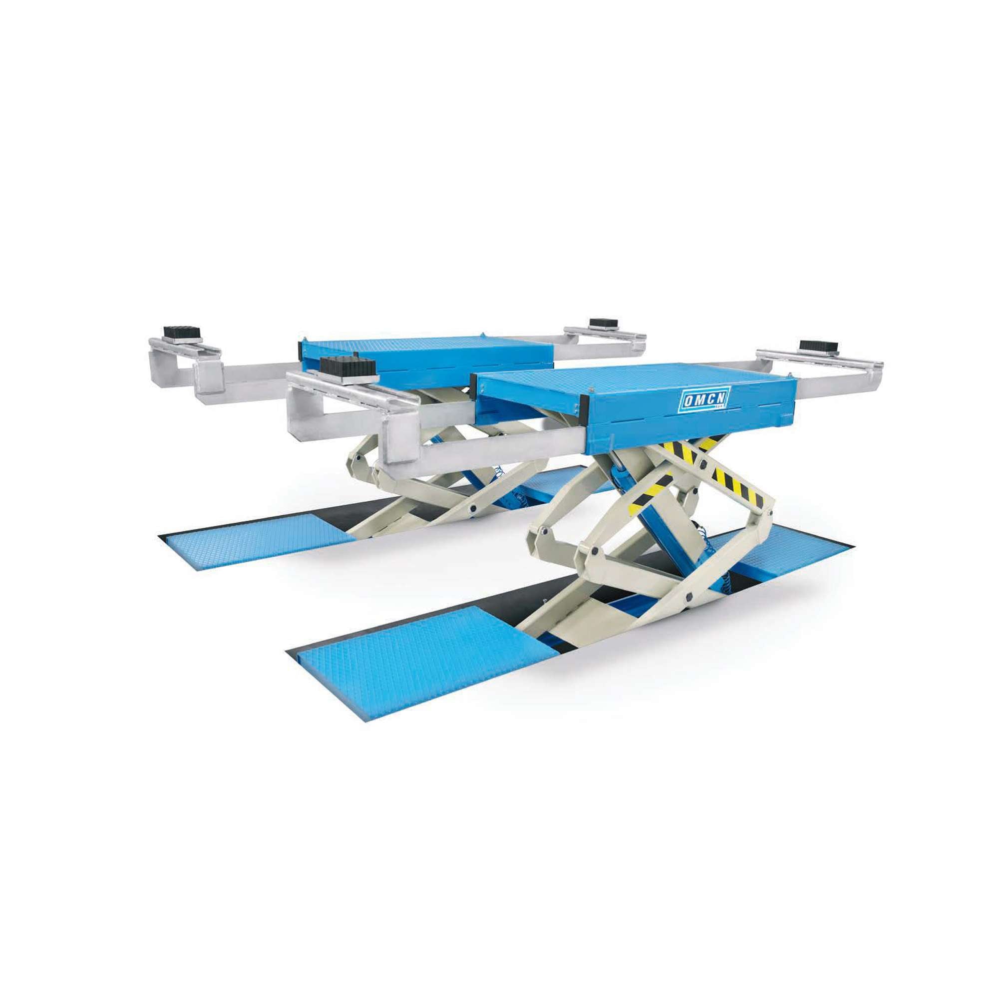 Electro-hydraulic double scissor lift capacity 4000 kg retractable - OMCN 730