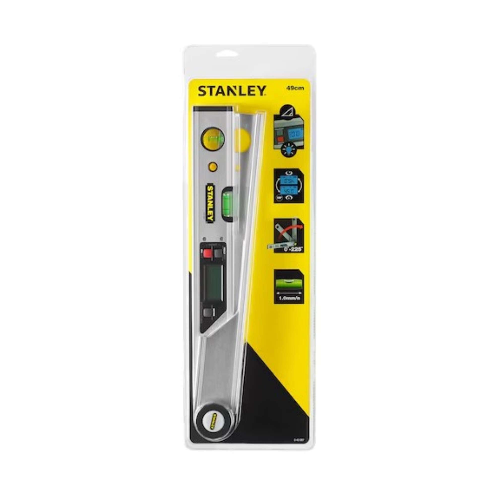 Digital protractor, measuring angle 0 to 225 - Stanley 0-42-087