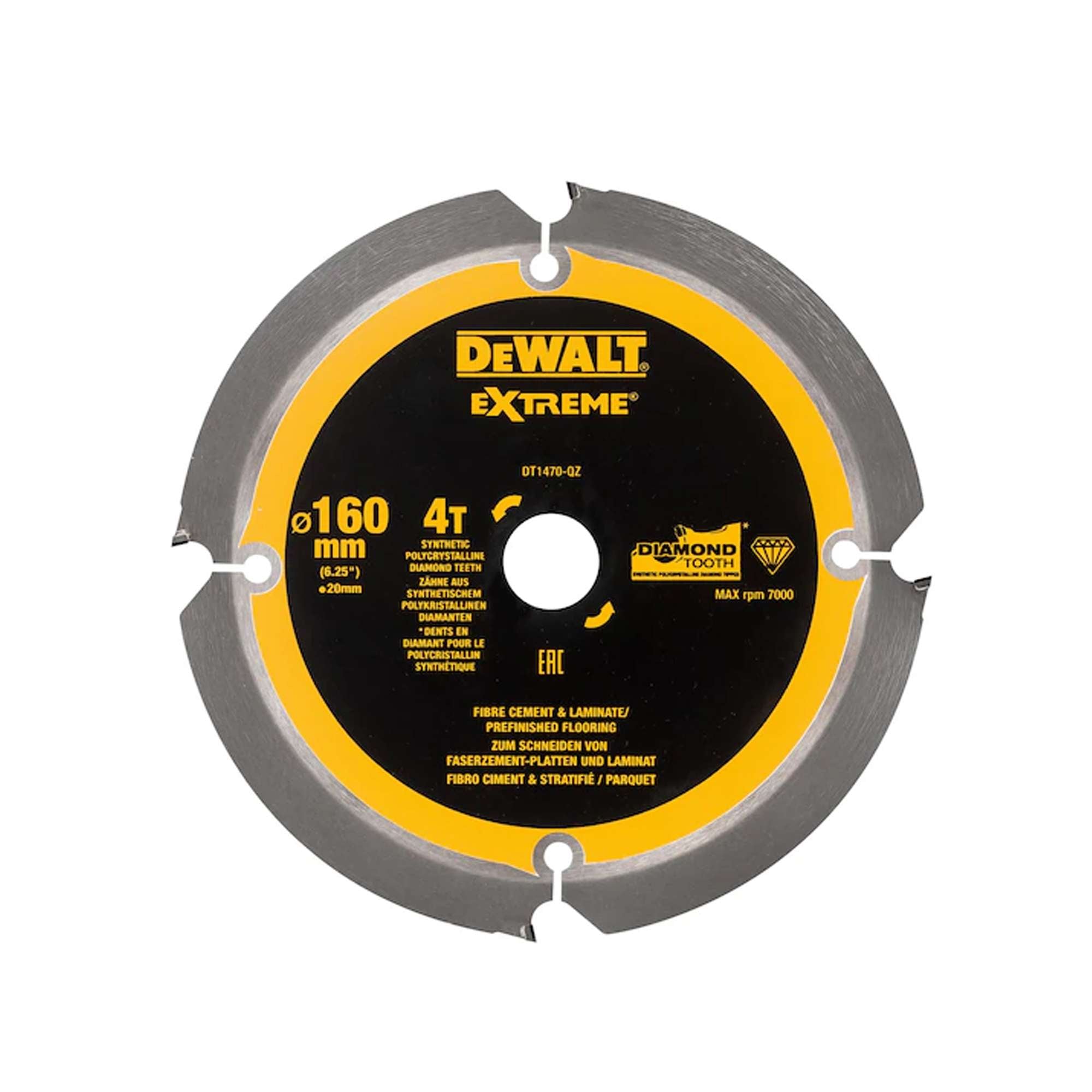 Dewalt Fibrocement Blade Dt1470-Qz