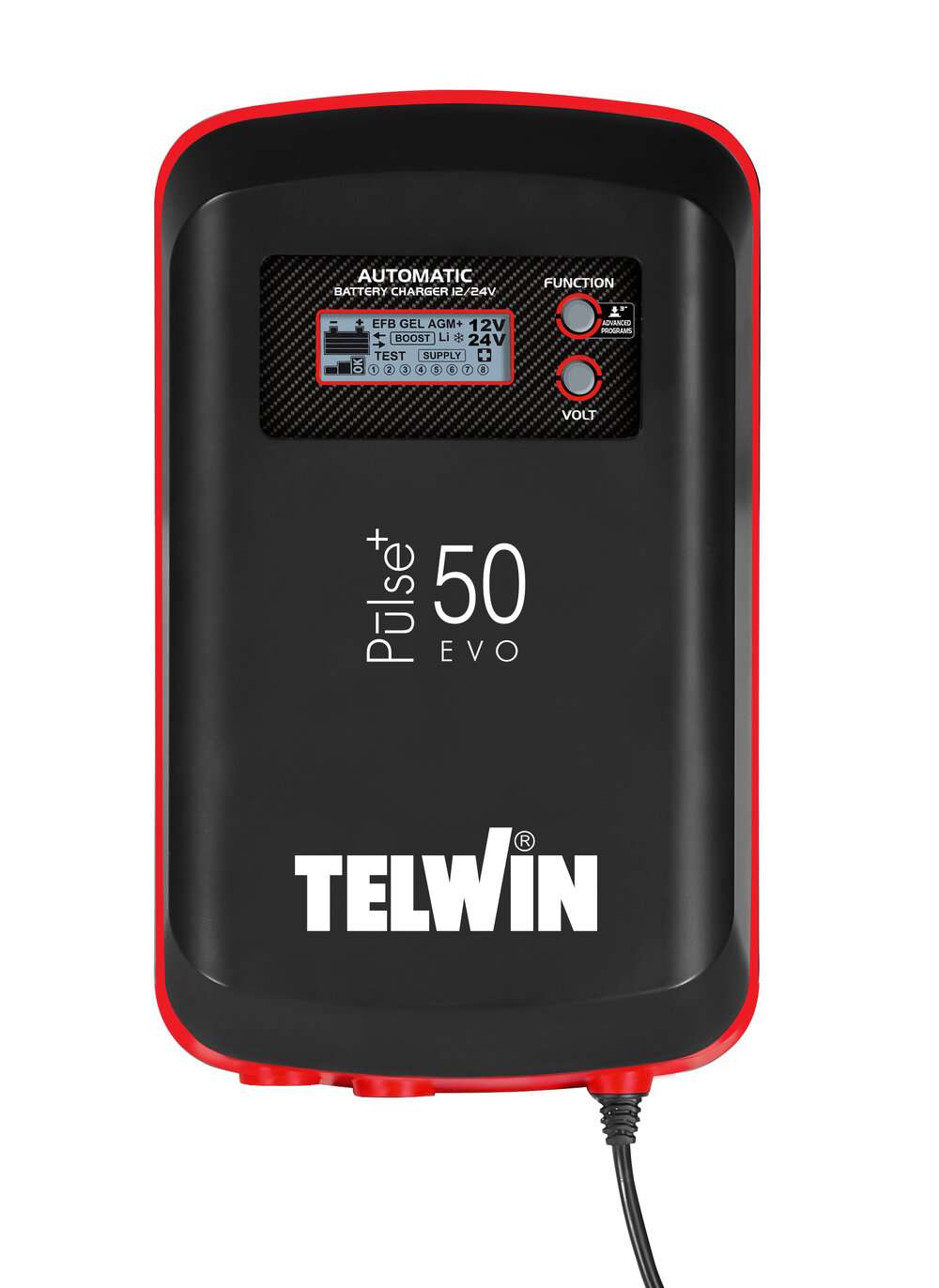 Battery charger, electronic battery tester 50 EVO 230V 12V/24V - 807595 Telwin