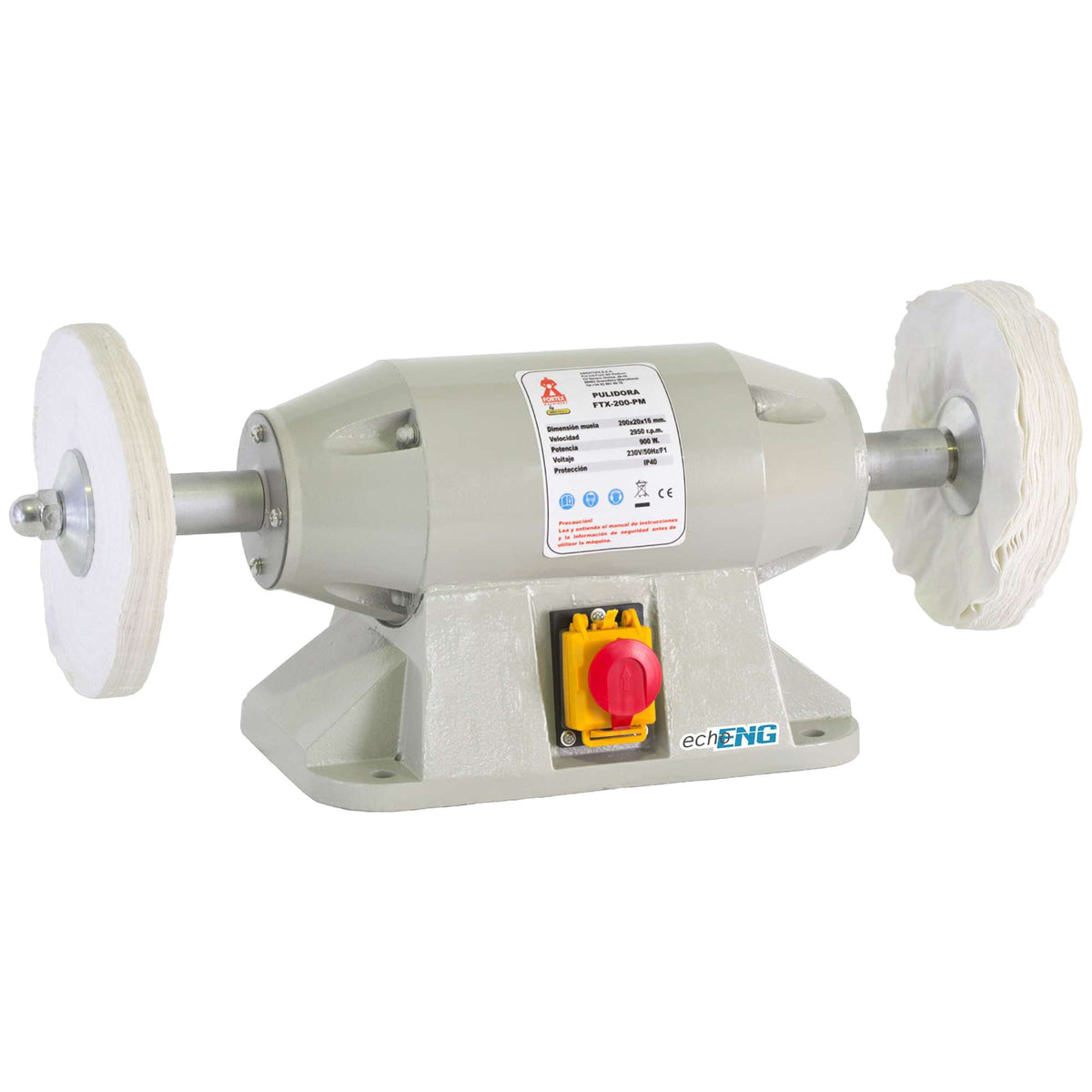 Professional bench polisher FTX-250-PT - echoENG
