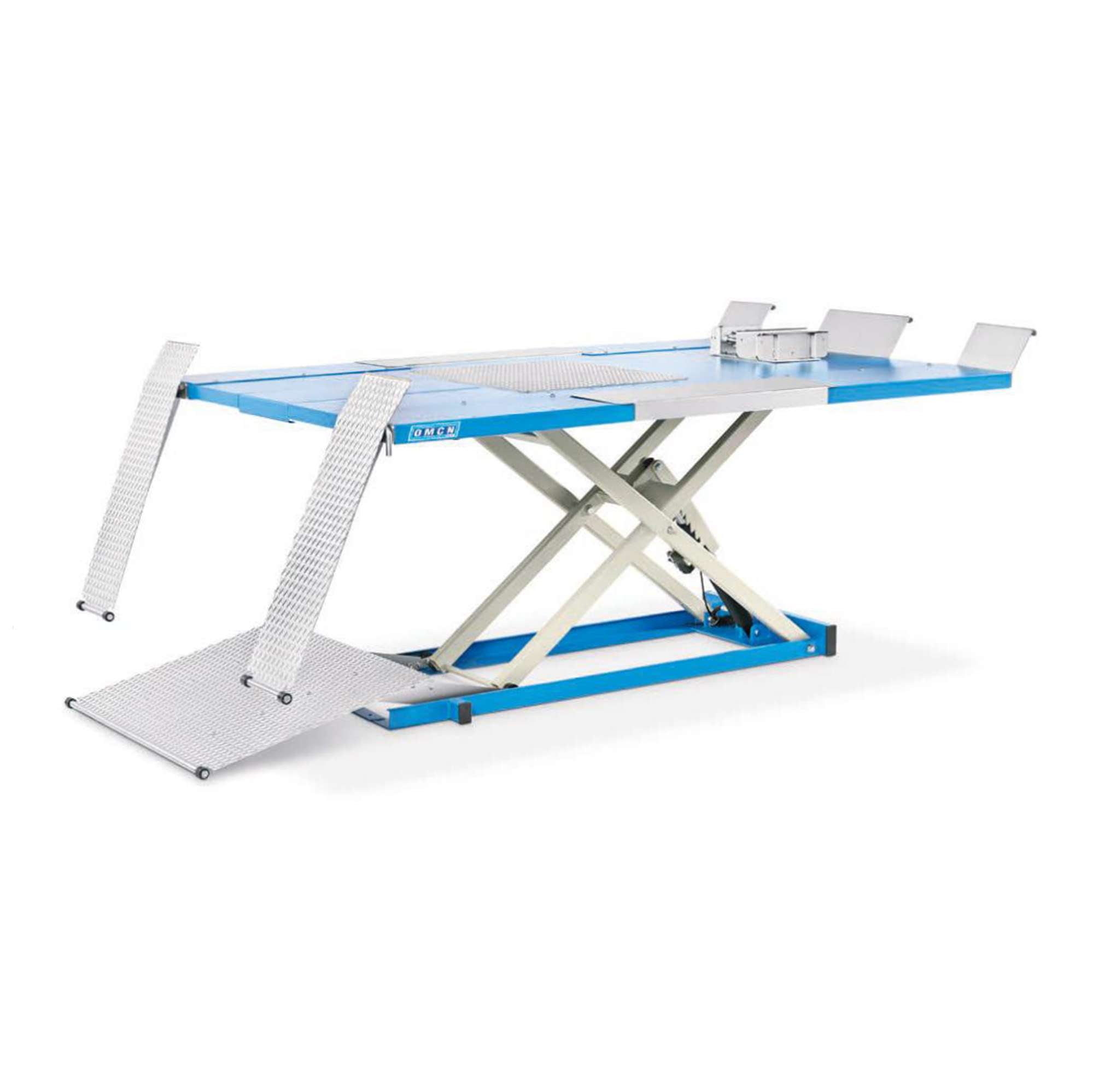 Motorbike, quad and tricycle lift 600 kg, electro-hydraulic pump OMCN 196/OS