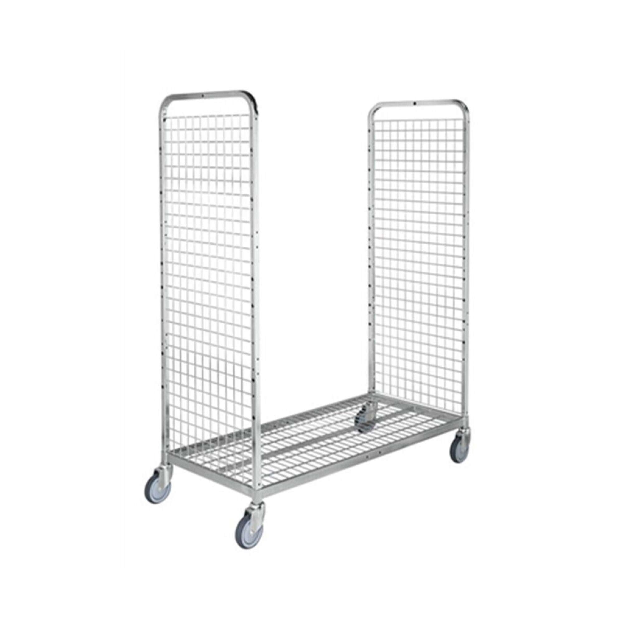 Flexible shelf trolley L x W X H (mm) 1300 x 625 x 1710, 4 swivel castors