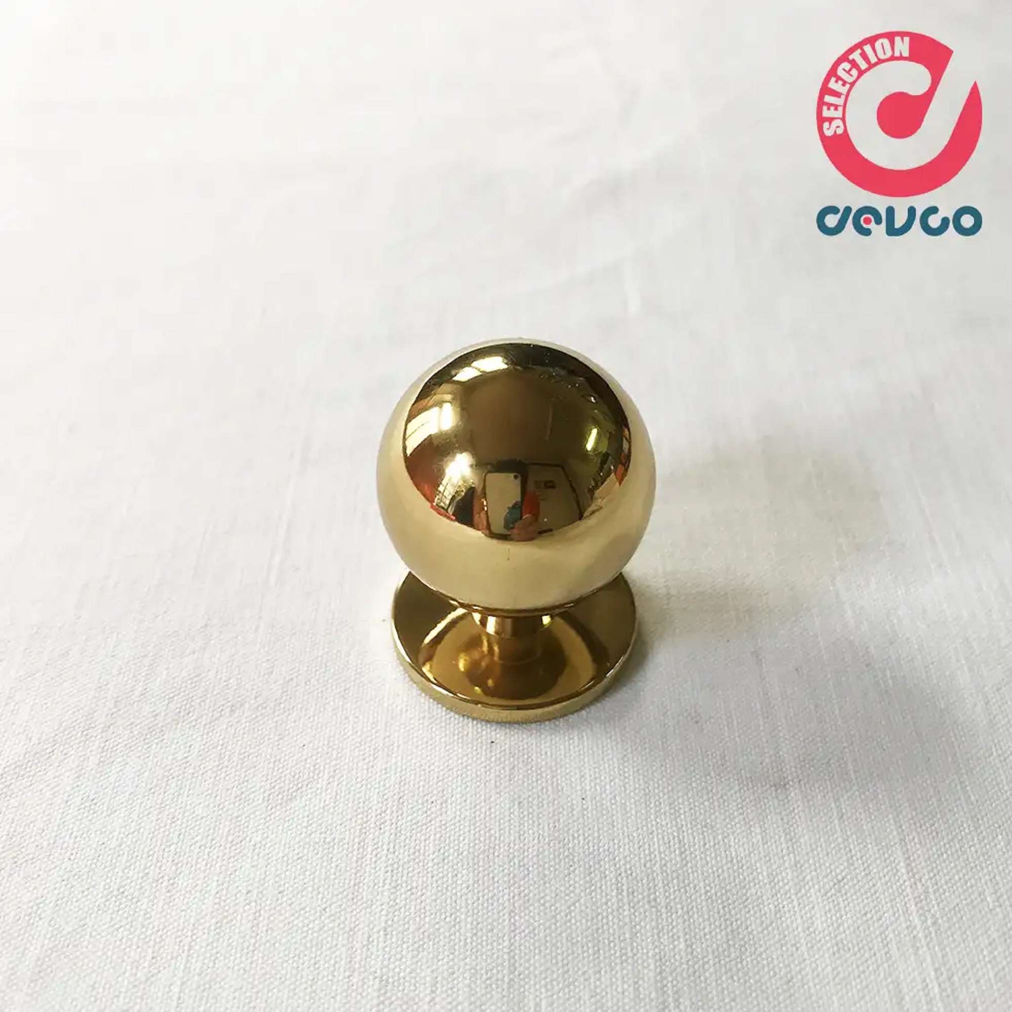 Knob size 15 gold color  Omp Porro - 0165 - 15