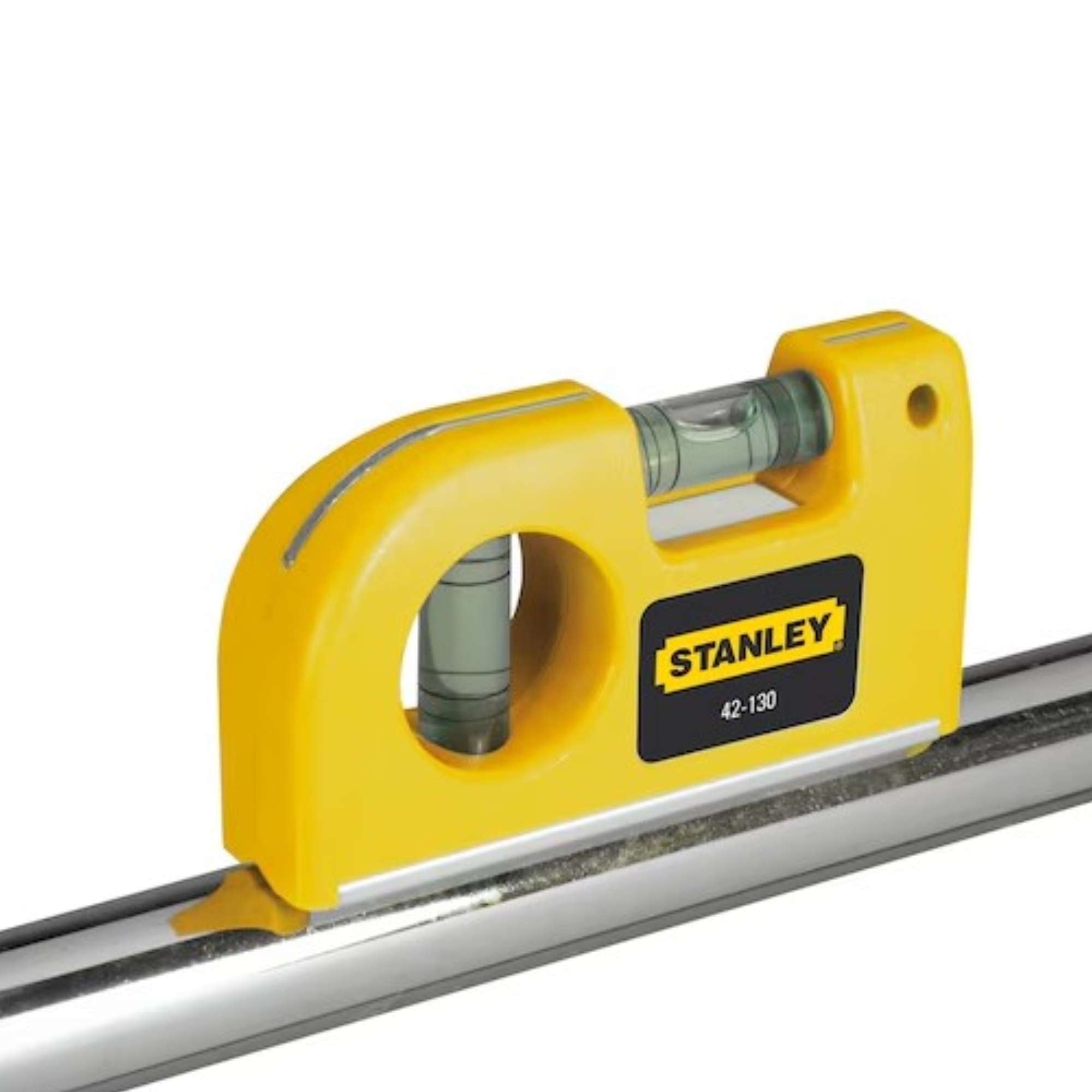 Pocket spirit level with slotted magnetic base - Stanley 0-42-130