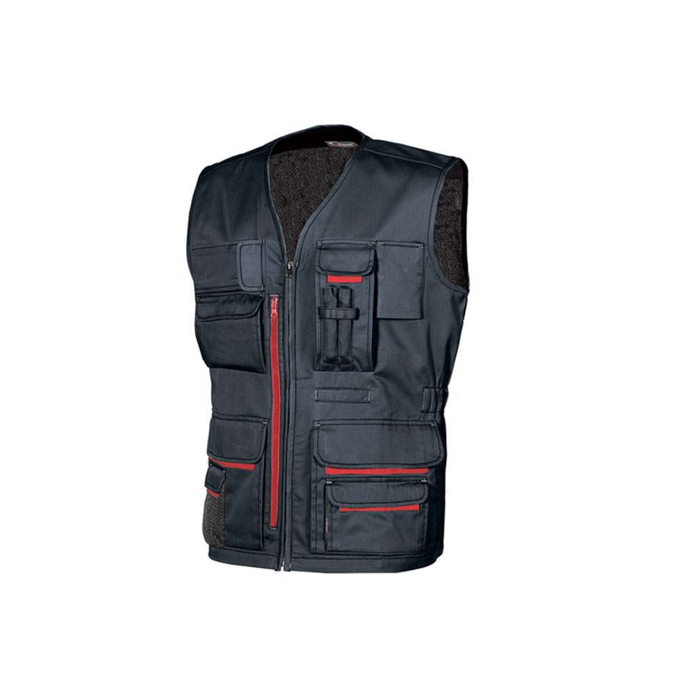 U-POWER work vest equipped with multifunctional pockets Deep Blue Fun HY018DB