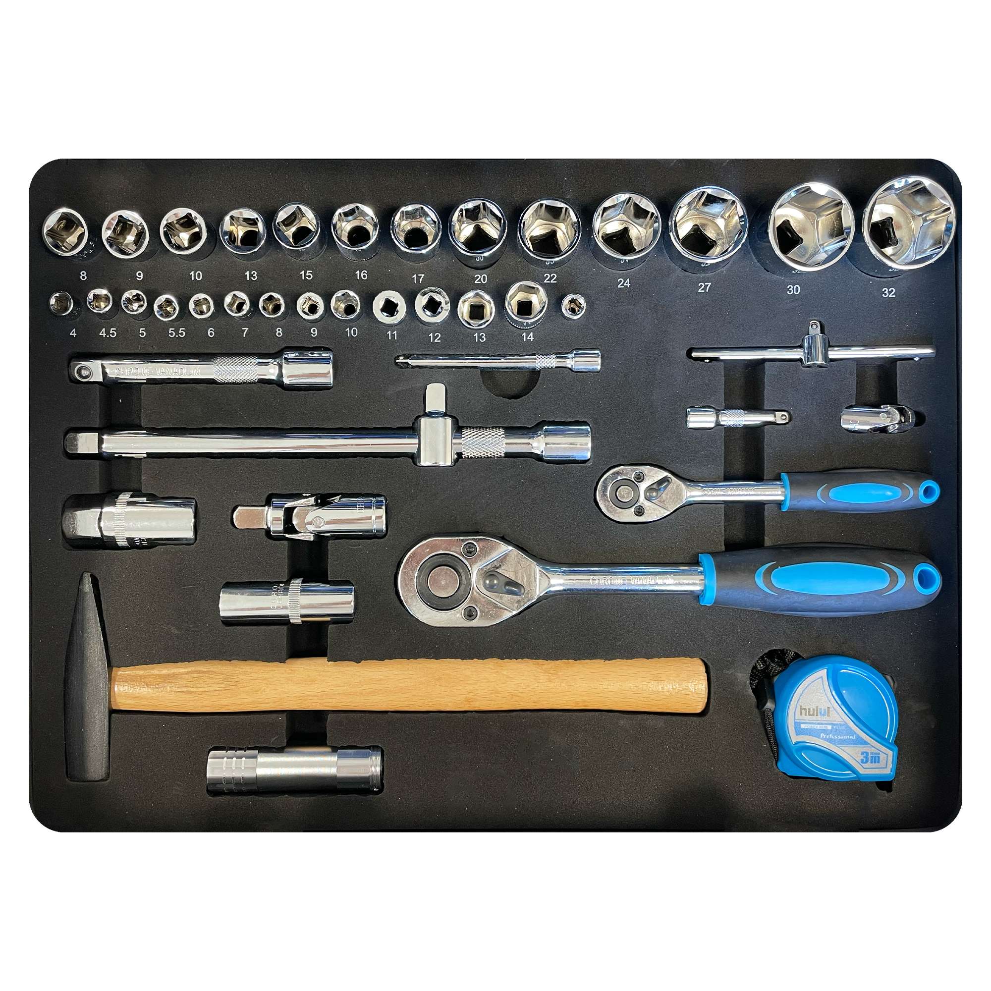 Tool Trolley with 176 Professional Tools ENG PRO - FI 90 T127