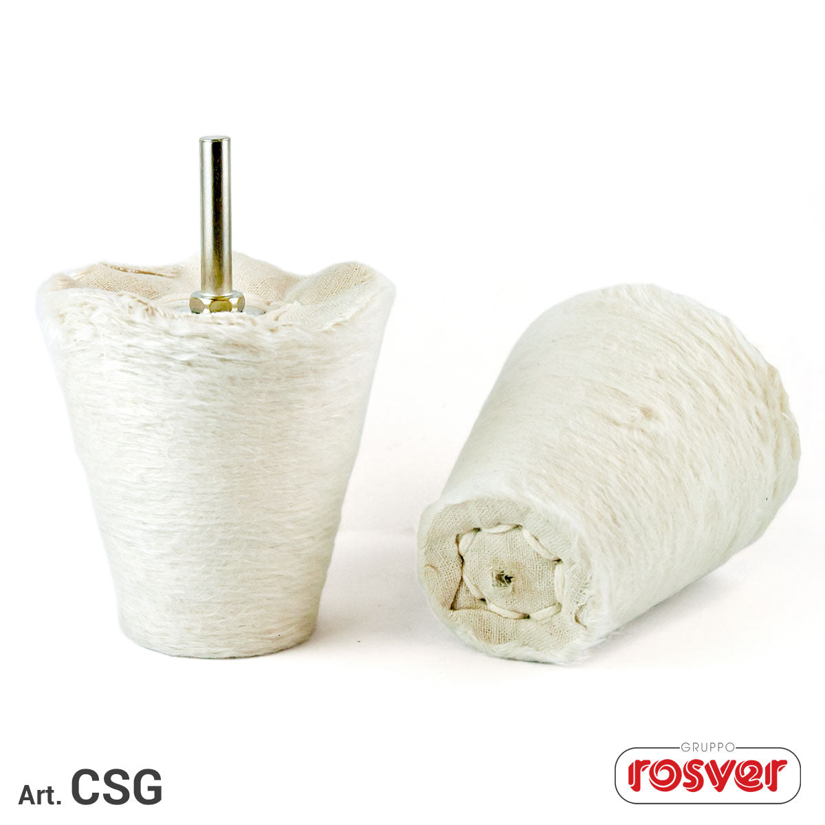 Cotton cone (for polishing) Rosver - CSG - Conf.5pz