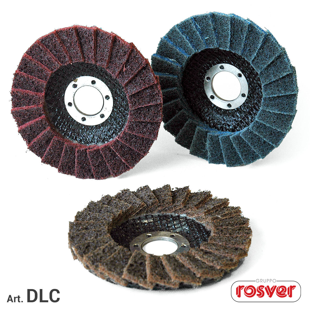Oberflächenvorbereitungs-Lamellenscheiben - Rosver - DLC115 - Conf.10 Stk.