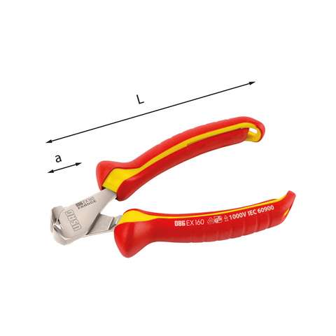 End cutting nippers 1000V - Usag 086 EX