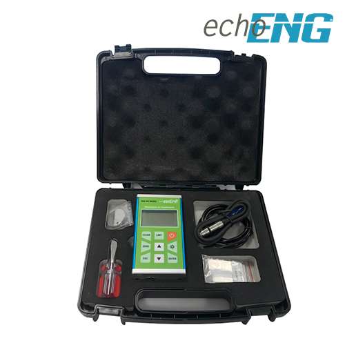 Digitales Ultraschall-Beschichtungsdickengerät mit LCD-Anzeige, Messbereich 0–1250 mm