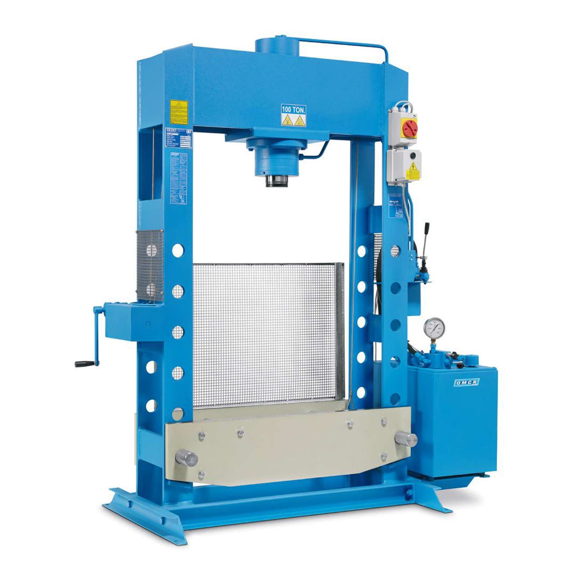 Electro-hydraulic two-speed press 100 ton capacity span 1520 mm OMCN 164/RS