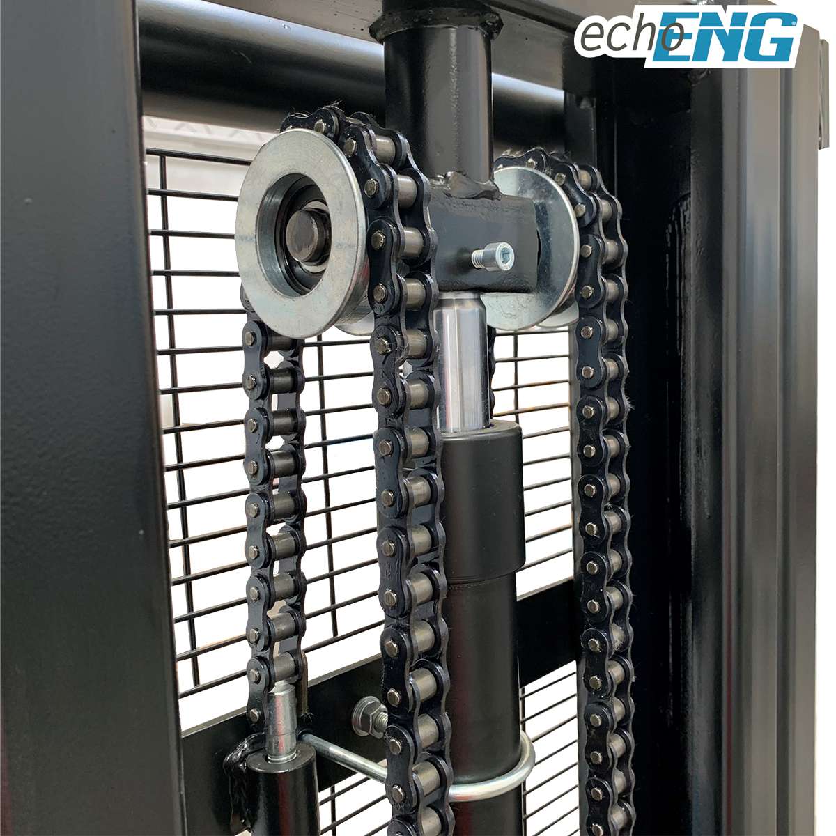 Semi-electric lift truck for pallet 3000mm 1000Kg for europallet - echoENG
