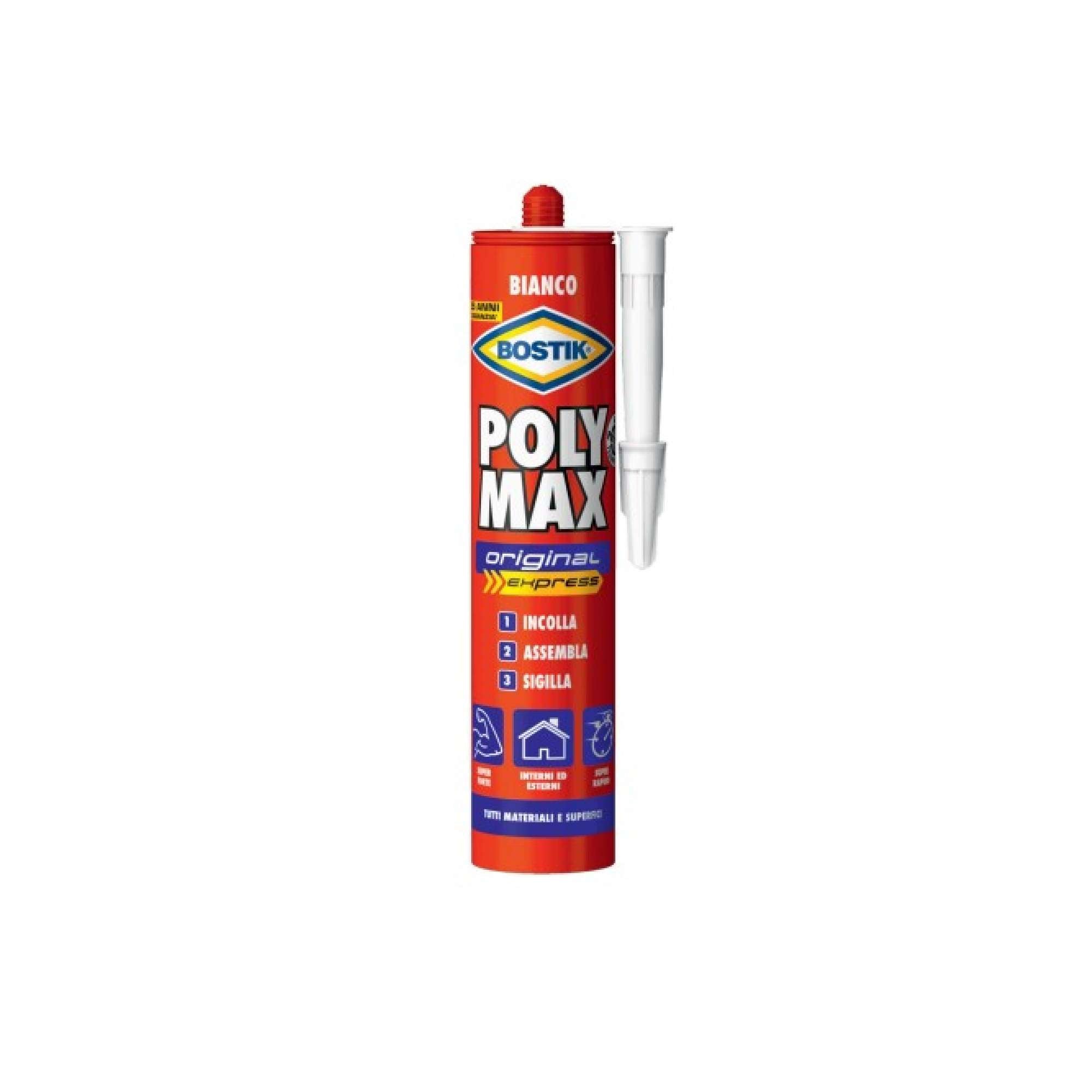 Sealant.Adhesive Polymax Orig.White - UHU Bostik 6300460