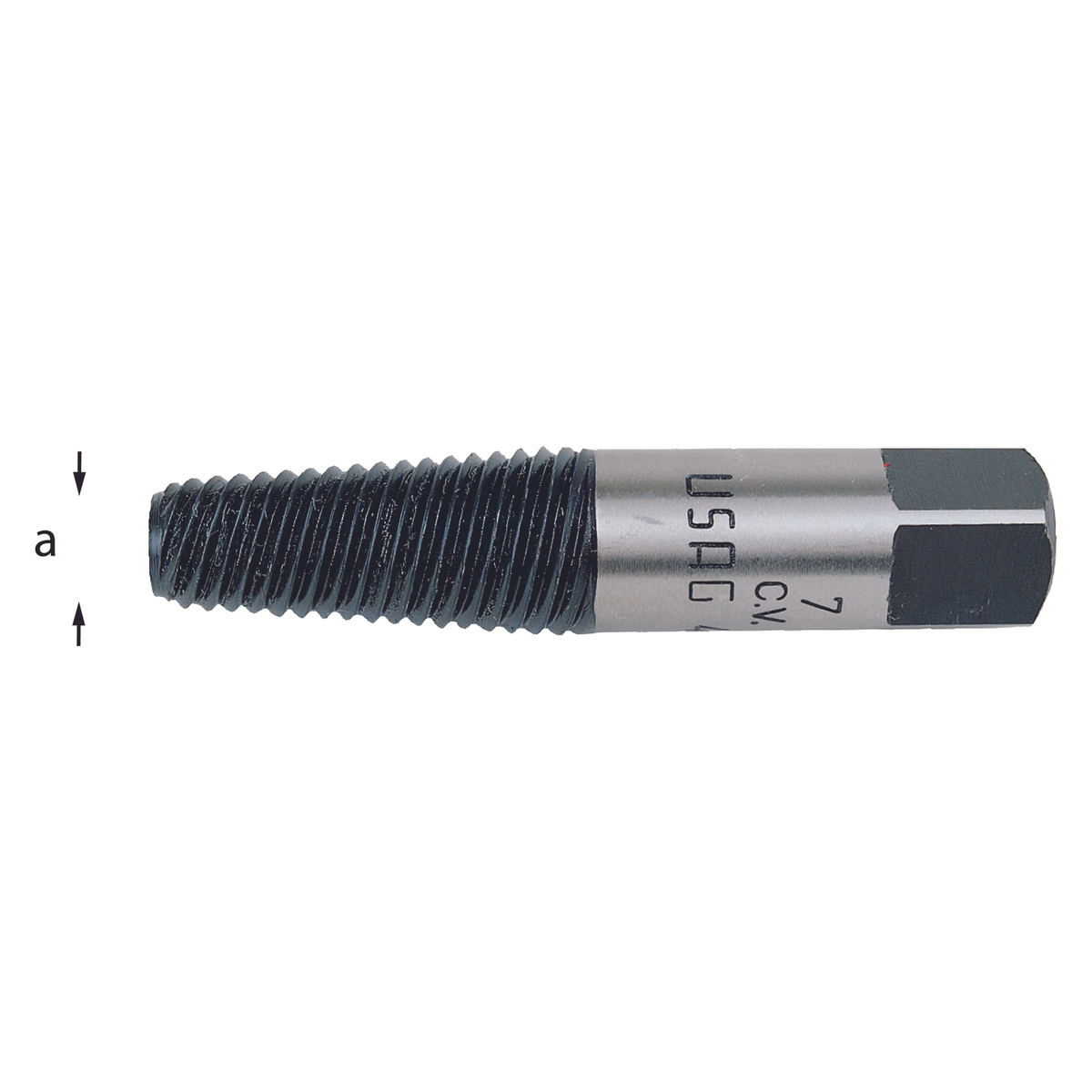 Conical extractors for broken bolts and stud bolts 2 67 4,5 mm - Usag 458