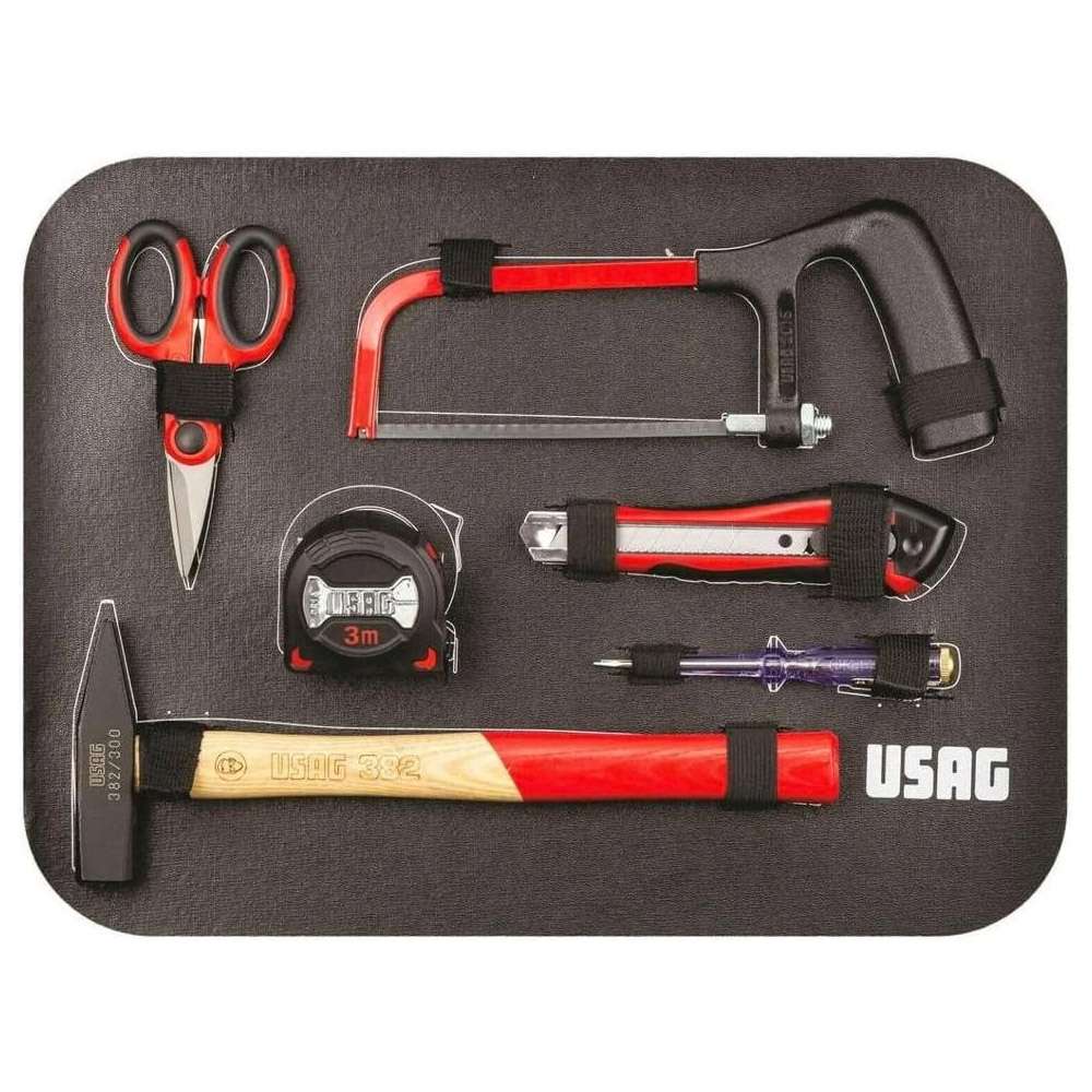 Case with assortment for maintenance 181 pieces - Usag 002 JMA