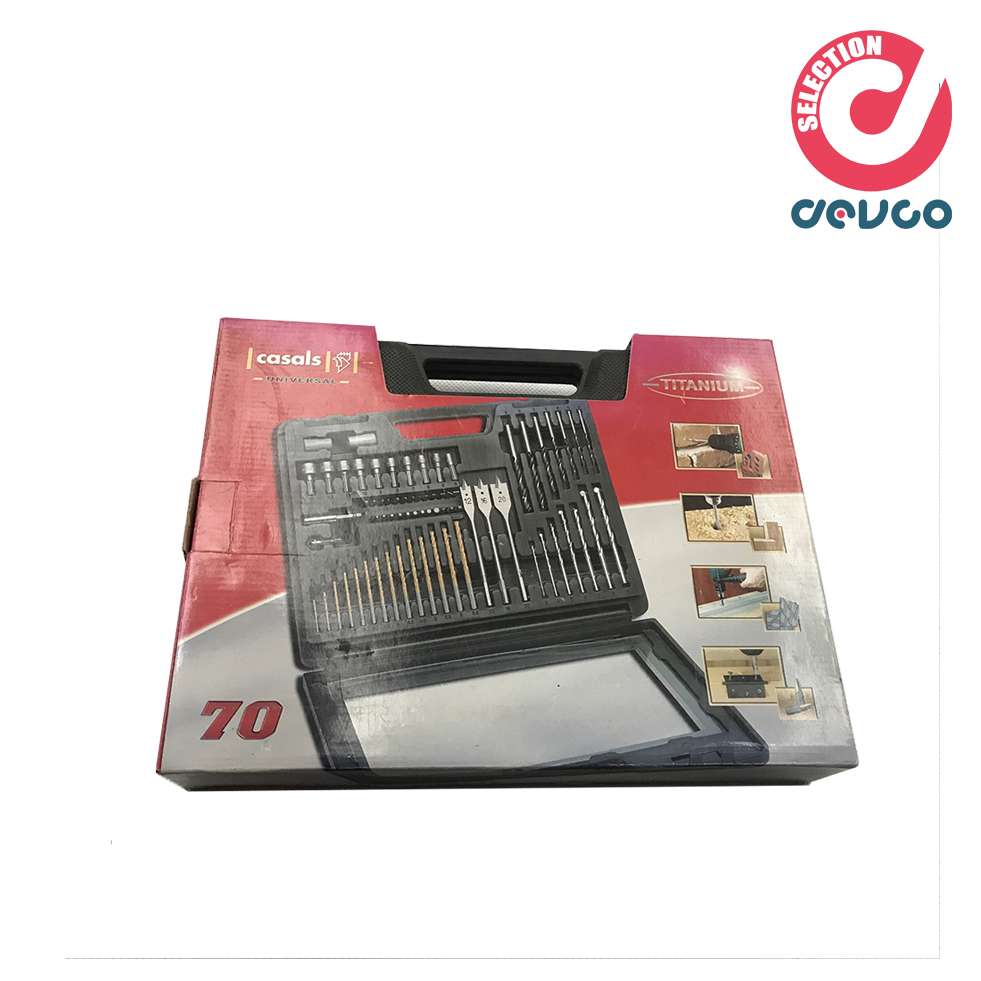 Series of 70 inserts and tips for iron wall and wood + briefcase - Casals - E 2021