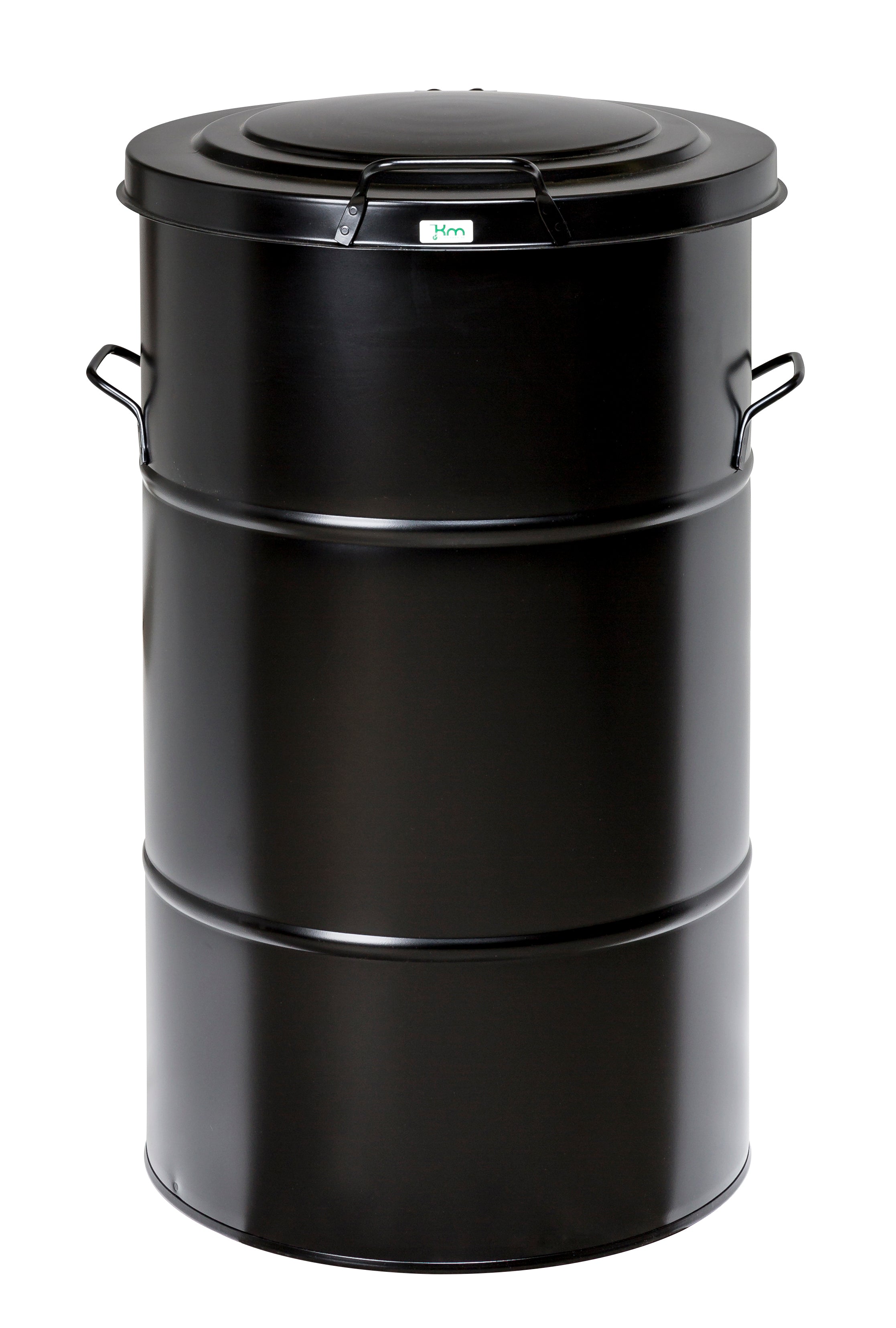 Waste container 115 L Black 490 x 490 x 805 - Kongamek