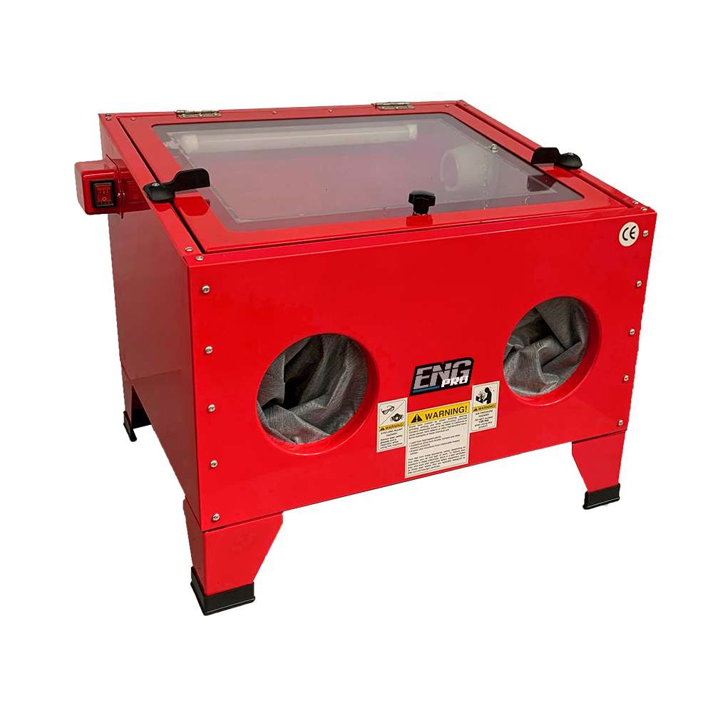 Tisch-Strahlkabine mit Zubehör - MA SB SP50 - ENG PRO