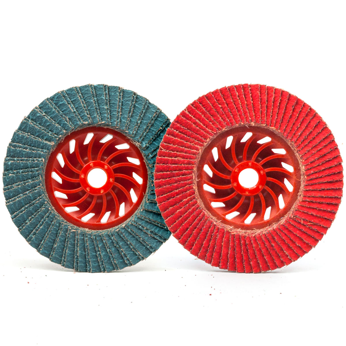 Belüftete Flap-Scheiben Rosver - DLV 115 x M14 Zirkonia, 10er-Pack