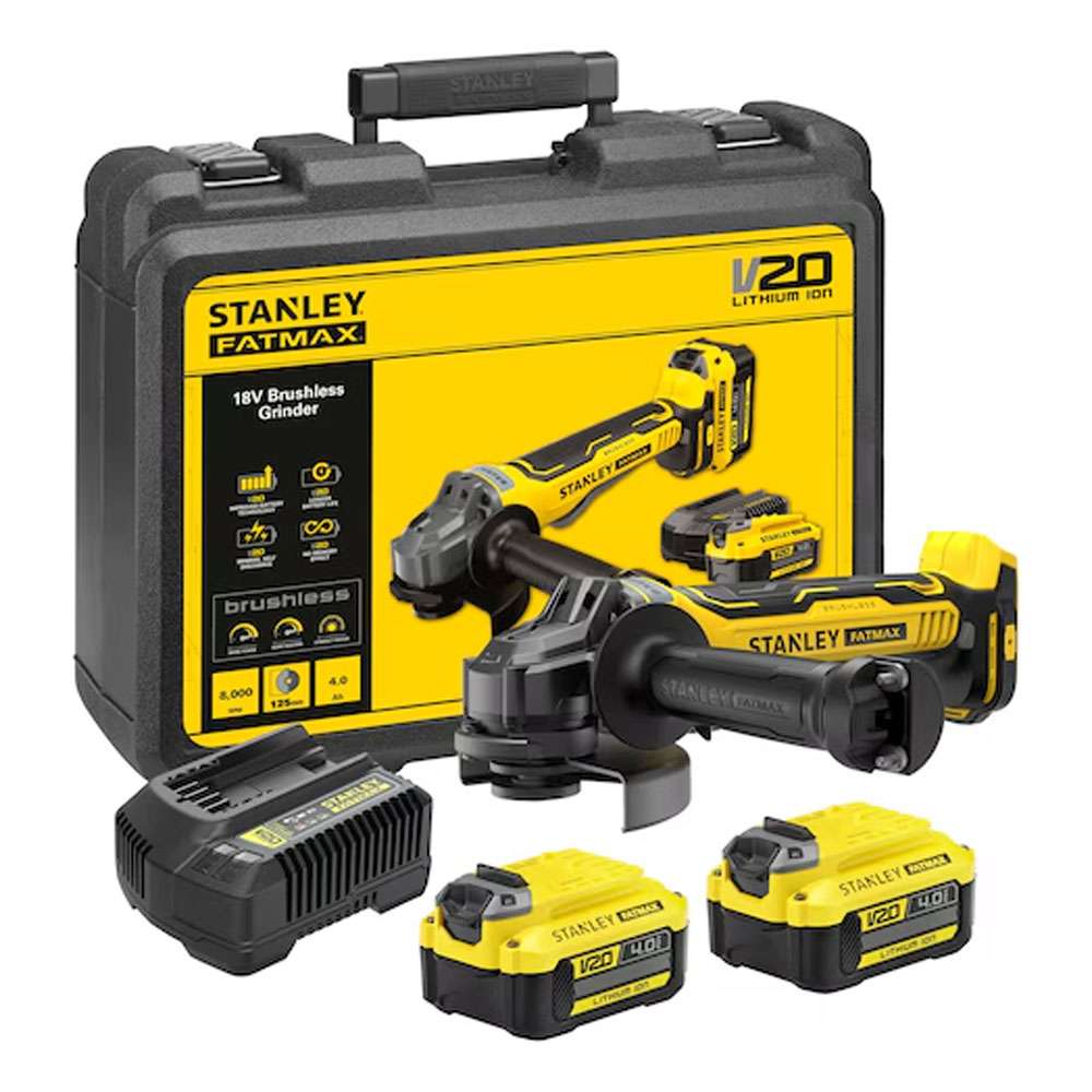 Angle grinder brushless 18V V20 Stanley Fatmax SFMCG700M2K-QW