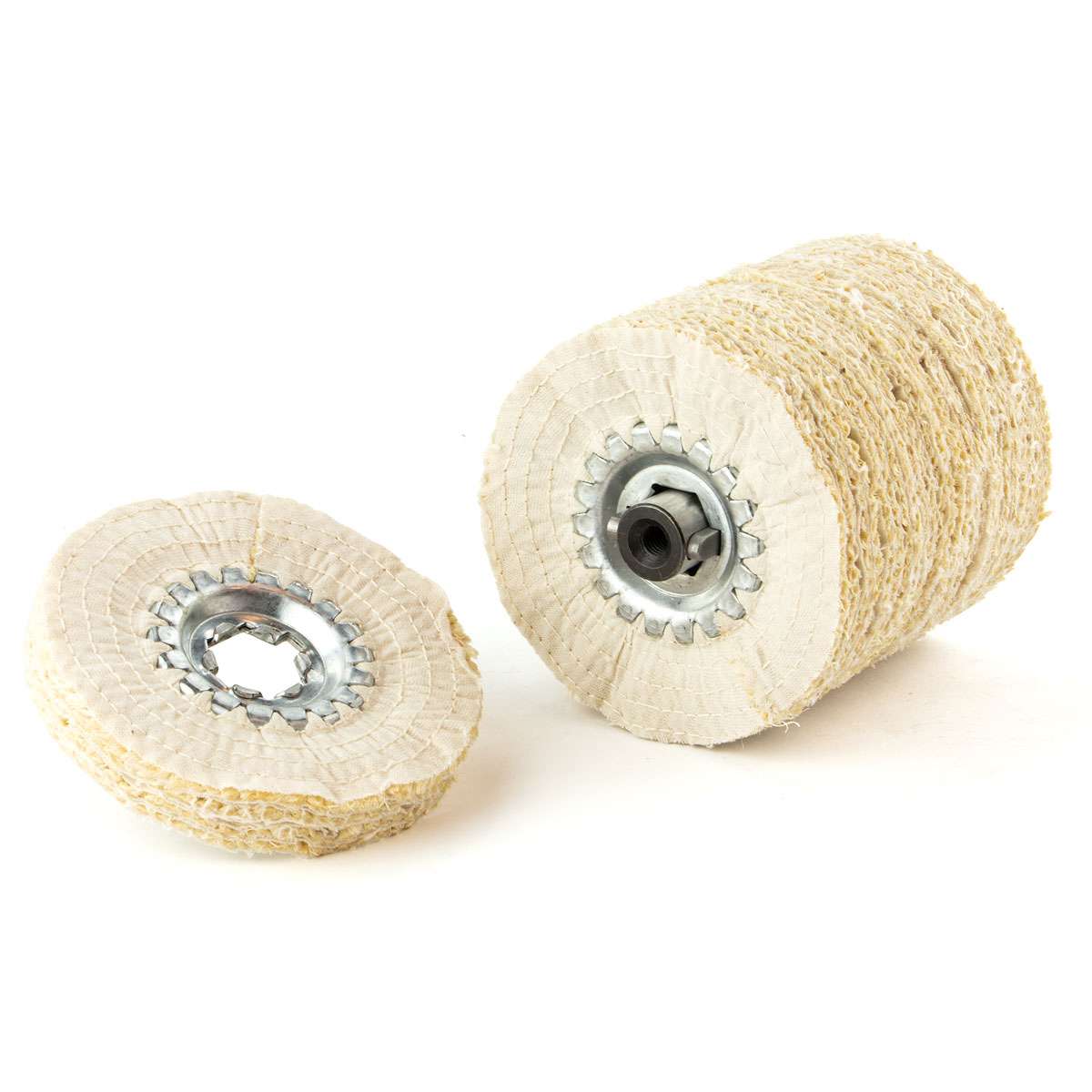 Gesteppte Sisal- und Baumwollscheiben (150-350)mm für 20 Rosver DSC 1 Stk.