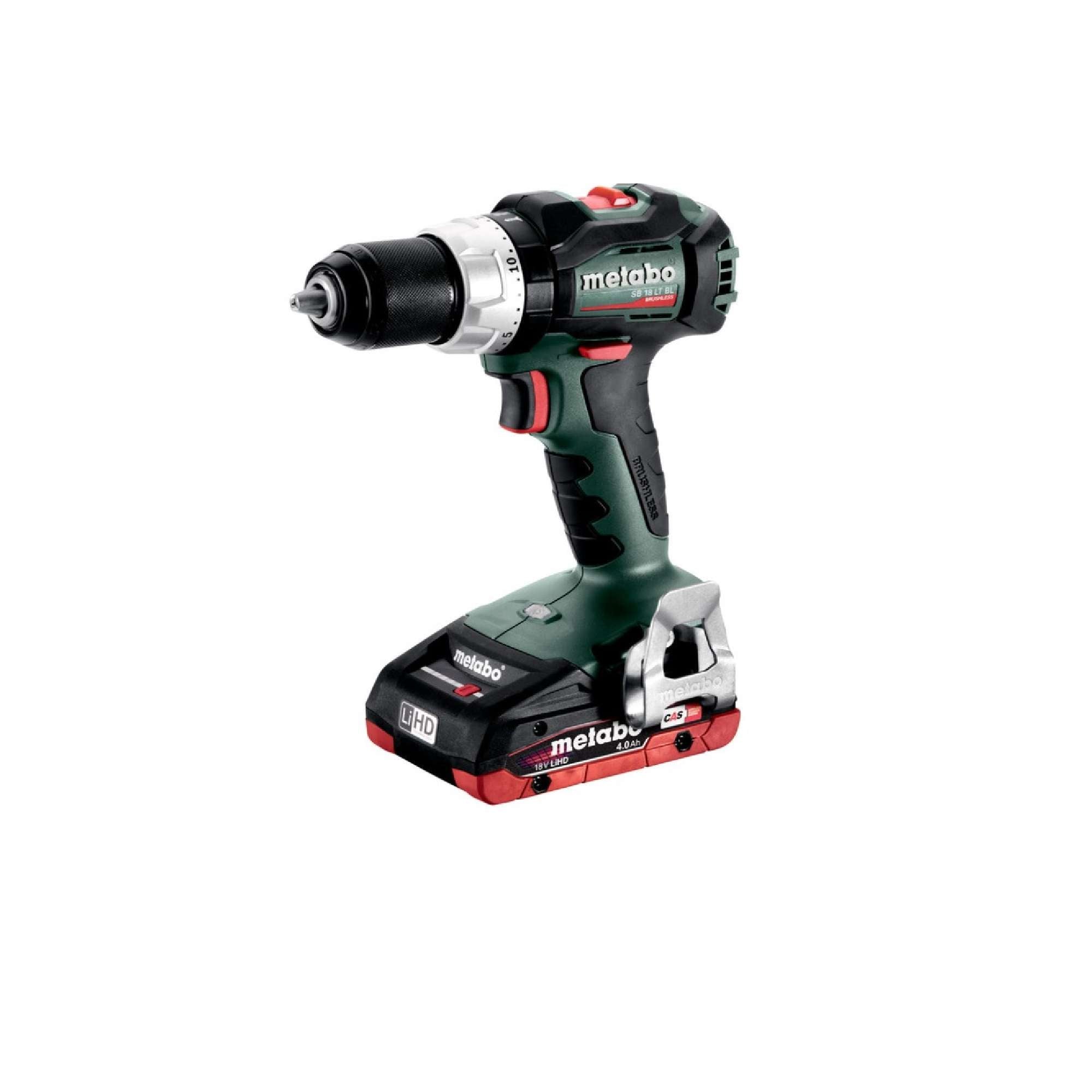Cordless drill/driver + 2x4Ah - Metabo SB 18 LT BL