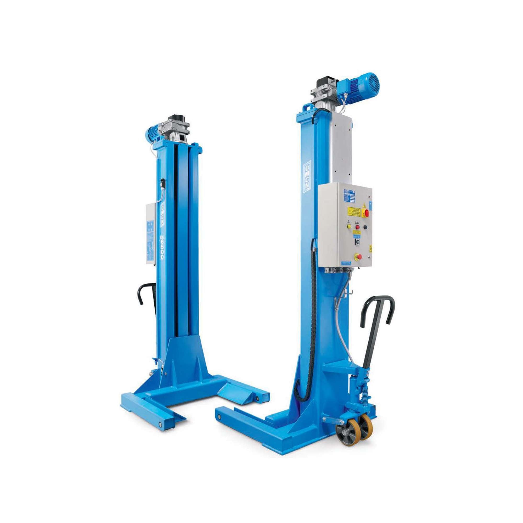 Electromechanical lift Set 8 mobile columns 8500 kg - OMCN 963/B