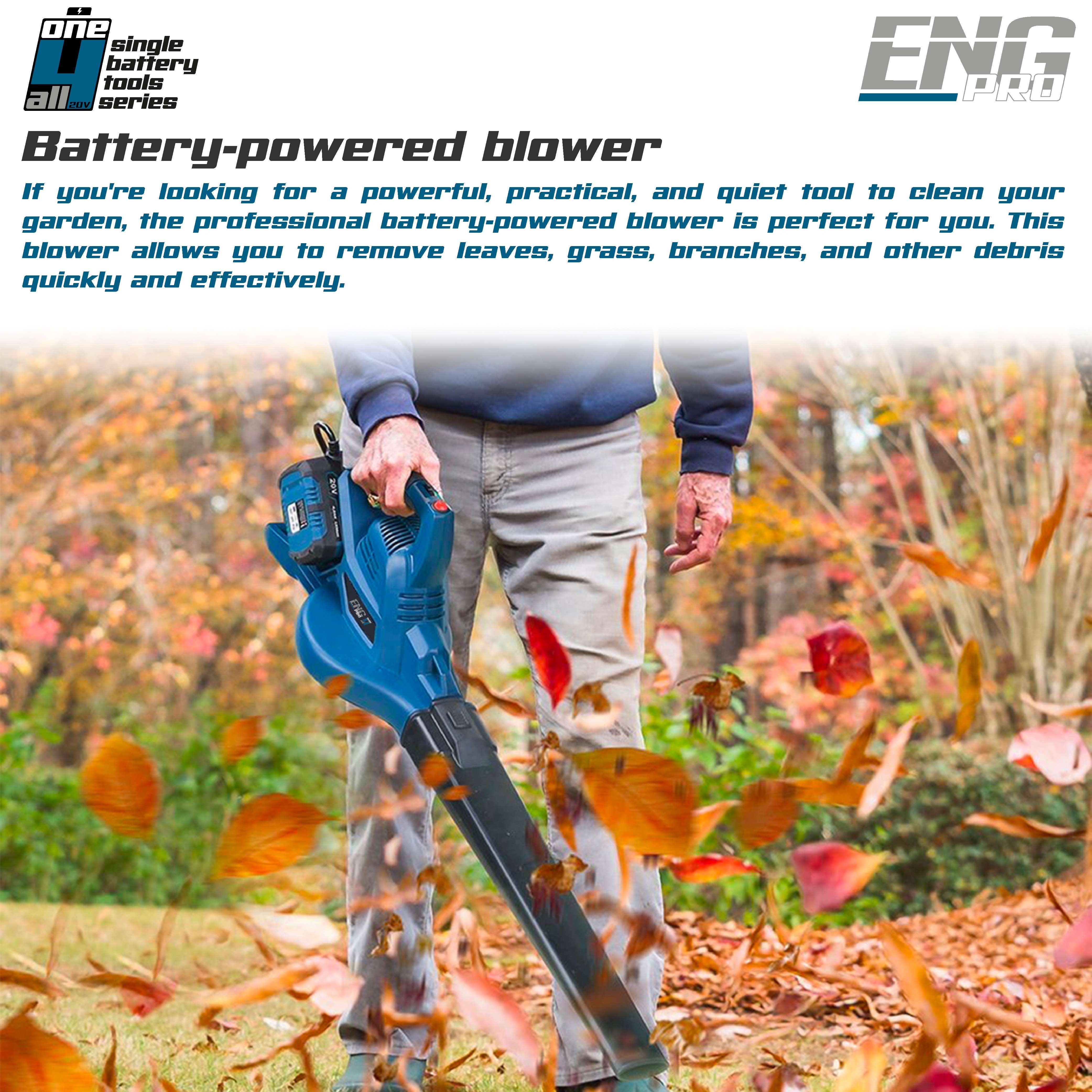 Cordless Leaf Blower - Professional Line ONE4ALL 20V ENGPRO 1B20-SOF0