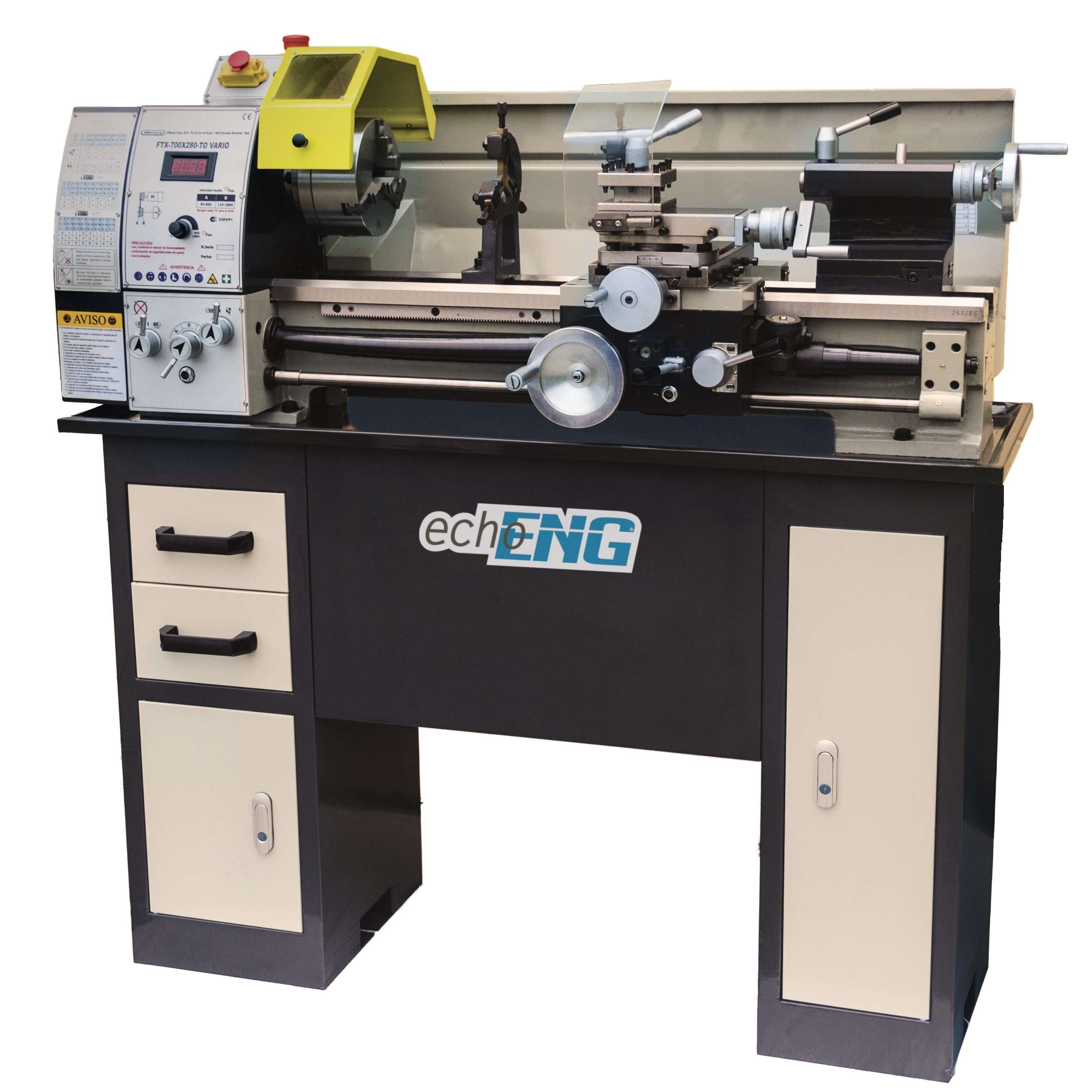 Parallel lathe FTX-700x280-TO VARIO 230V single-phase - ENG PRO