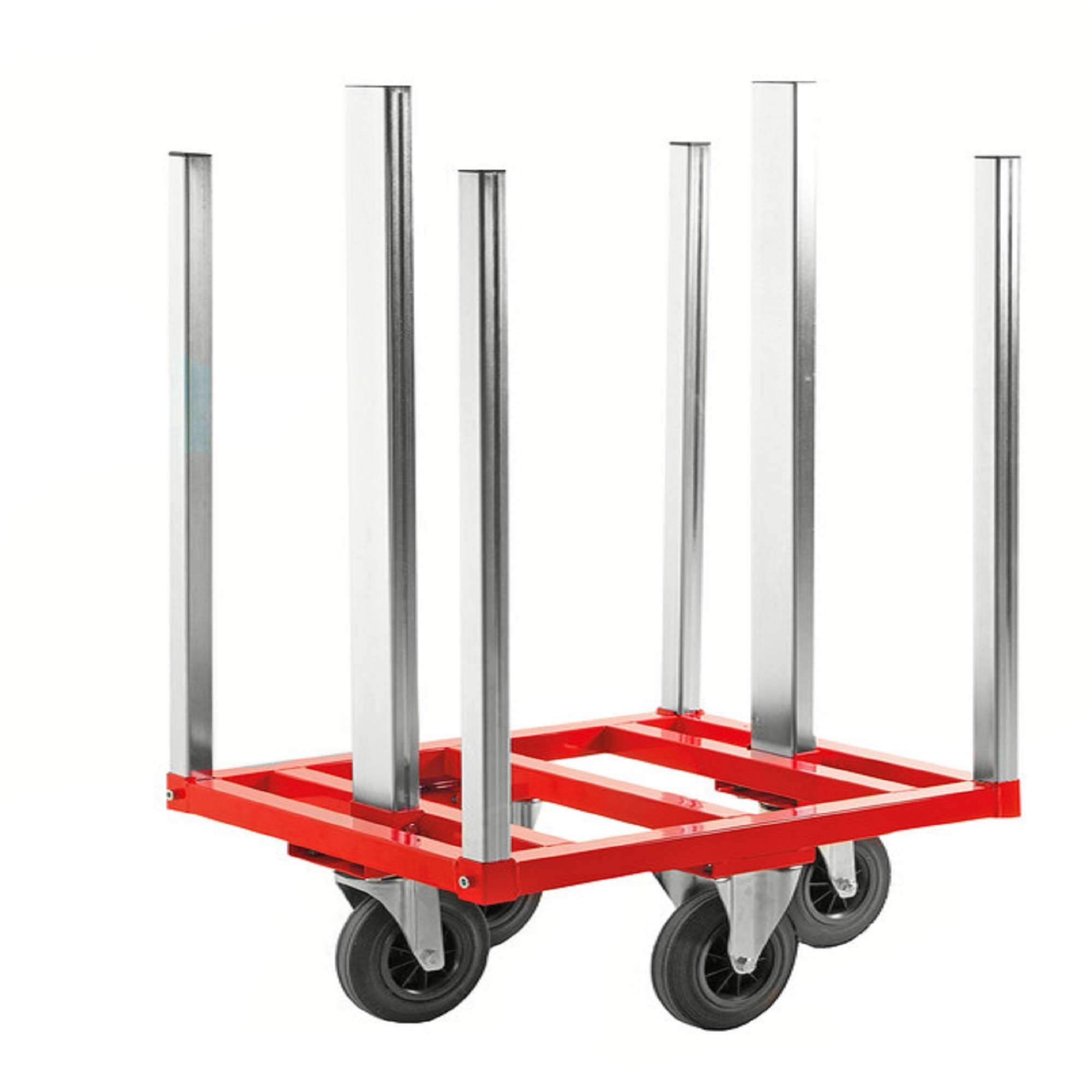 Pallet frame trolley, Capacity 300kg, L x P x H (mm) 800 x 600 x 1215 - Kongamek