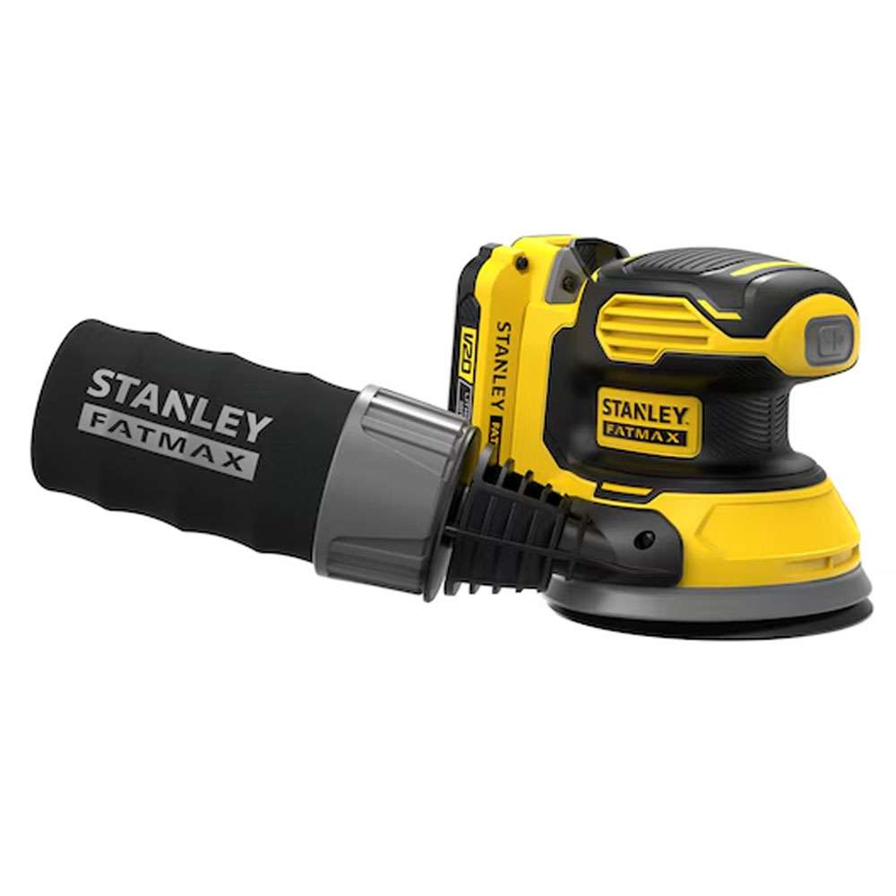 Random Orbital Sander 18V V20 Stanley Fatmax 2.0Ah 125mm SFMCW220D1S-QW