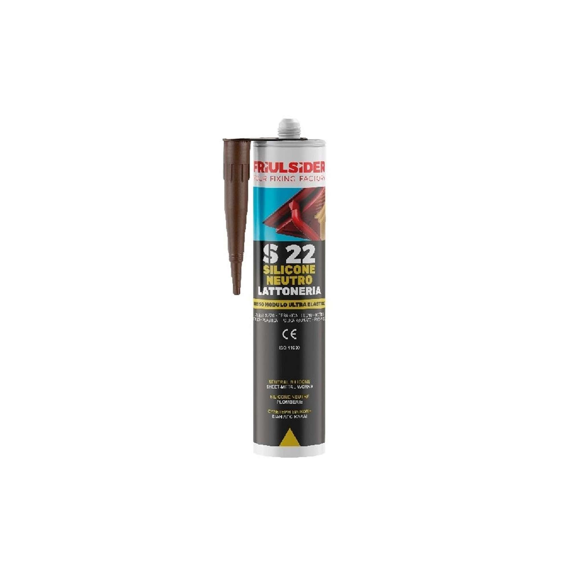 Silicone neutral tinsmith grey 310ml RAL 7004 pack.12pcs - S2203 Friulsider