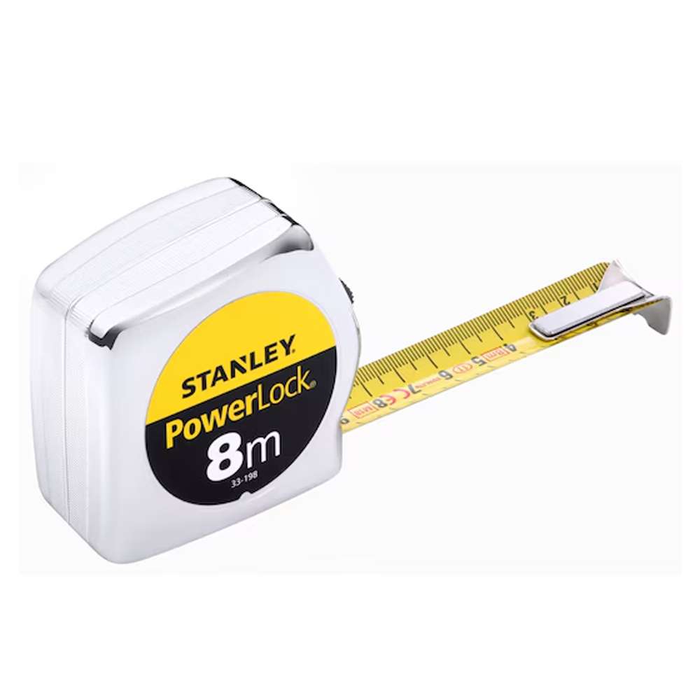 Tape Measure PowerLock 8m Stanley 33-198