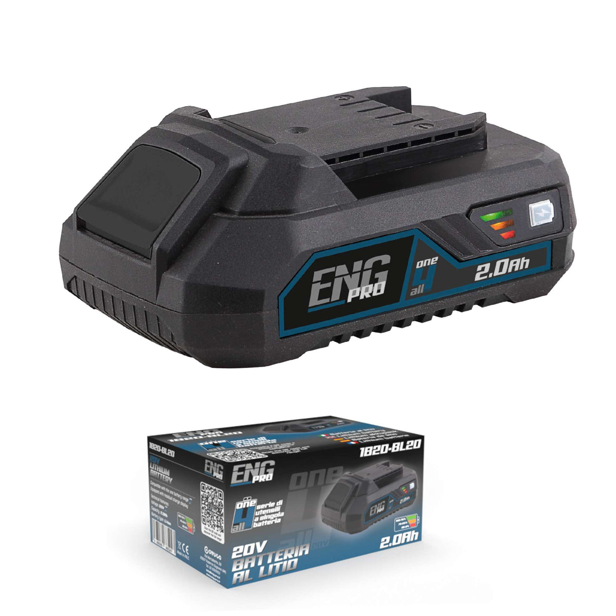 Akku 20 V 2,0 Ah ONE4ALL – ENG PRO