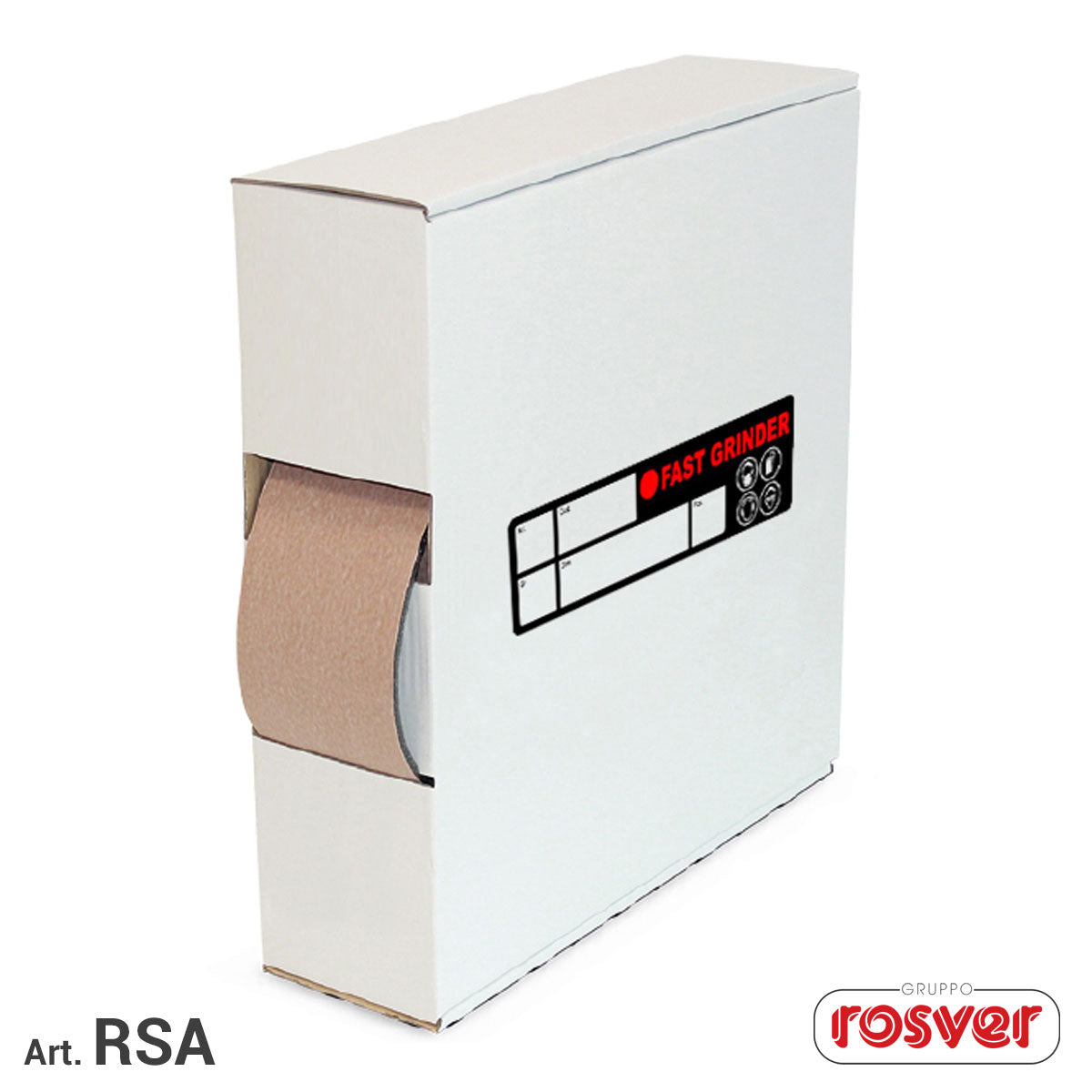 Papierrollen mit vorgeschnittenem Schwamm - Rosver - RSA 115x25 - Konf. 2 Stk.