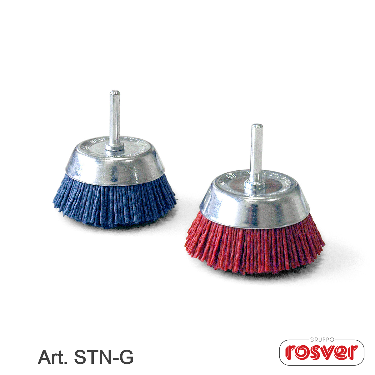 Nylon-Tasselfräser mit Schaft - Rosver - STN D.50 G.6 - Konf. 10 Stk.
