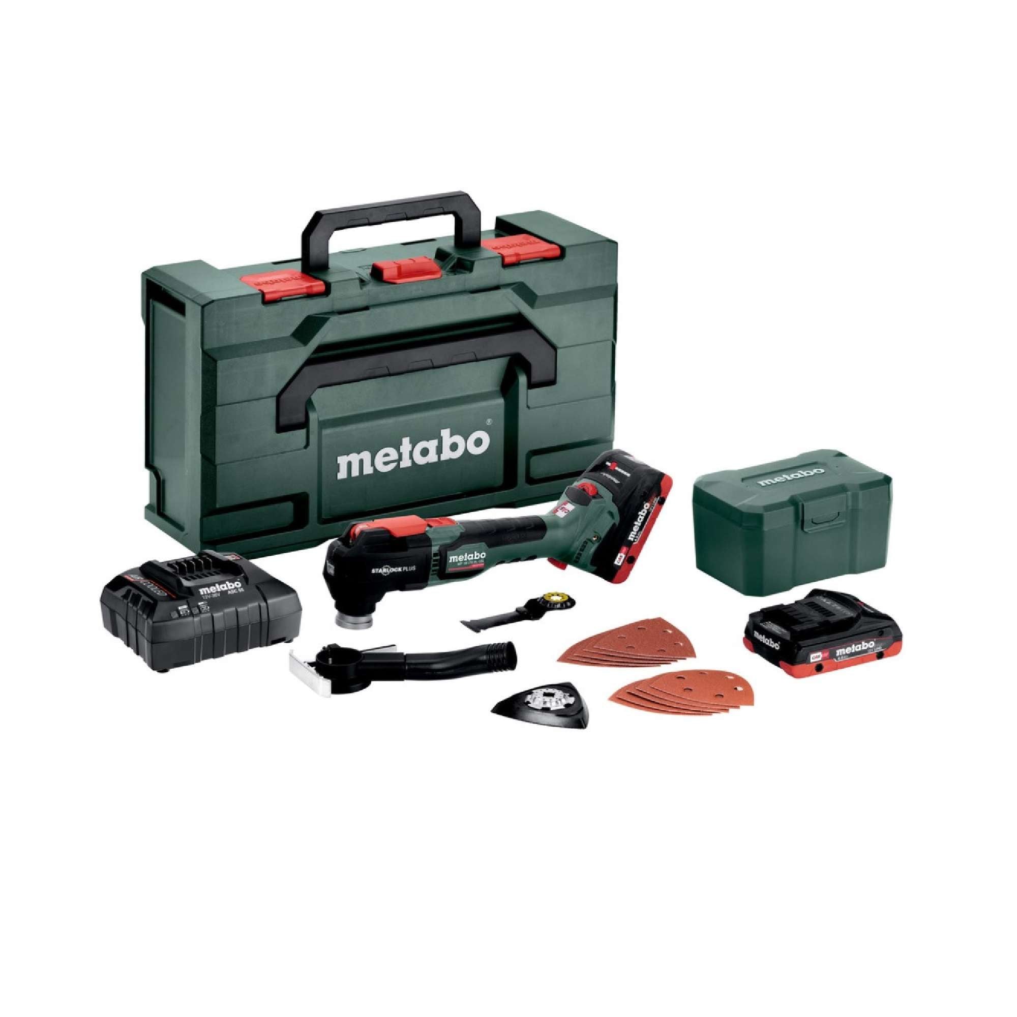 Cordless Multitool + 2x4Ah - Metabo MT 18 LTX BL QSL
