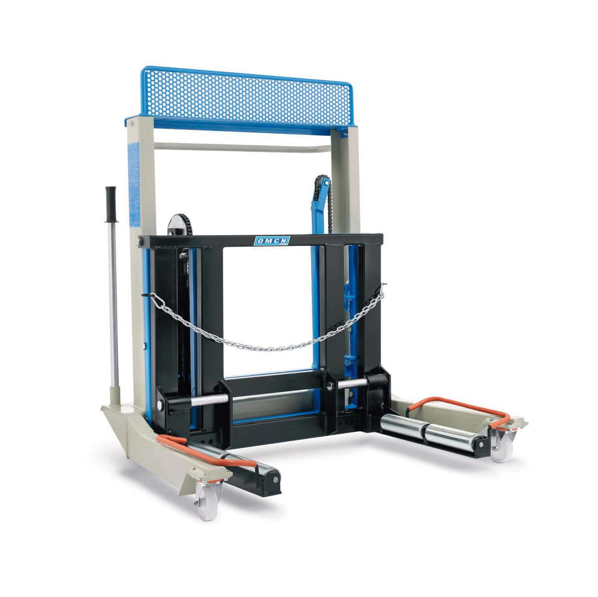 Hydraulic twin wheel lift 700kg, with reclining arms OMCN 227/A
