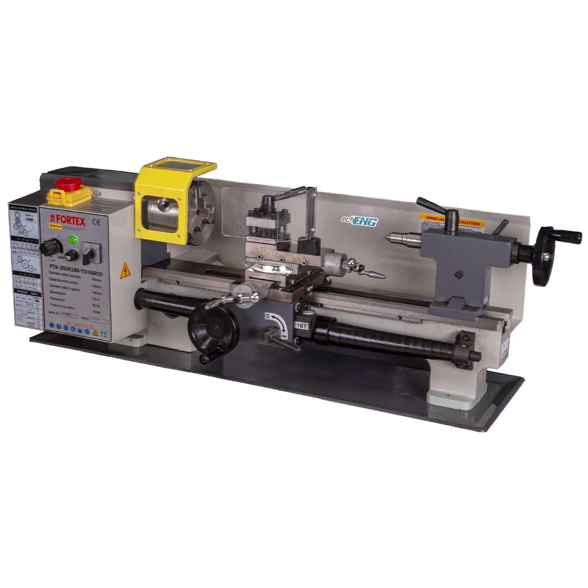 Bench type parallel lathe FTX-350X180-TO VARIO 230V 1phase - ENG PRO