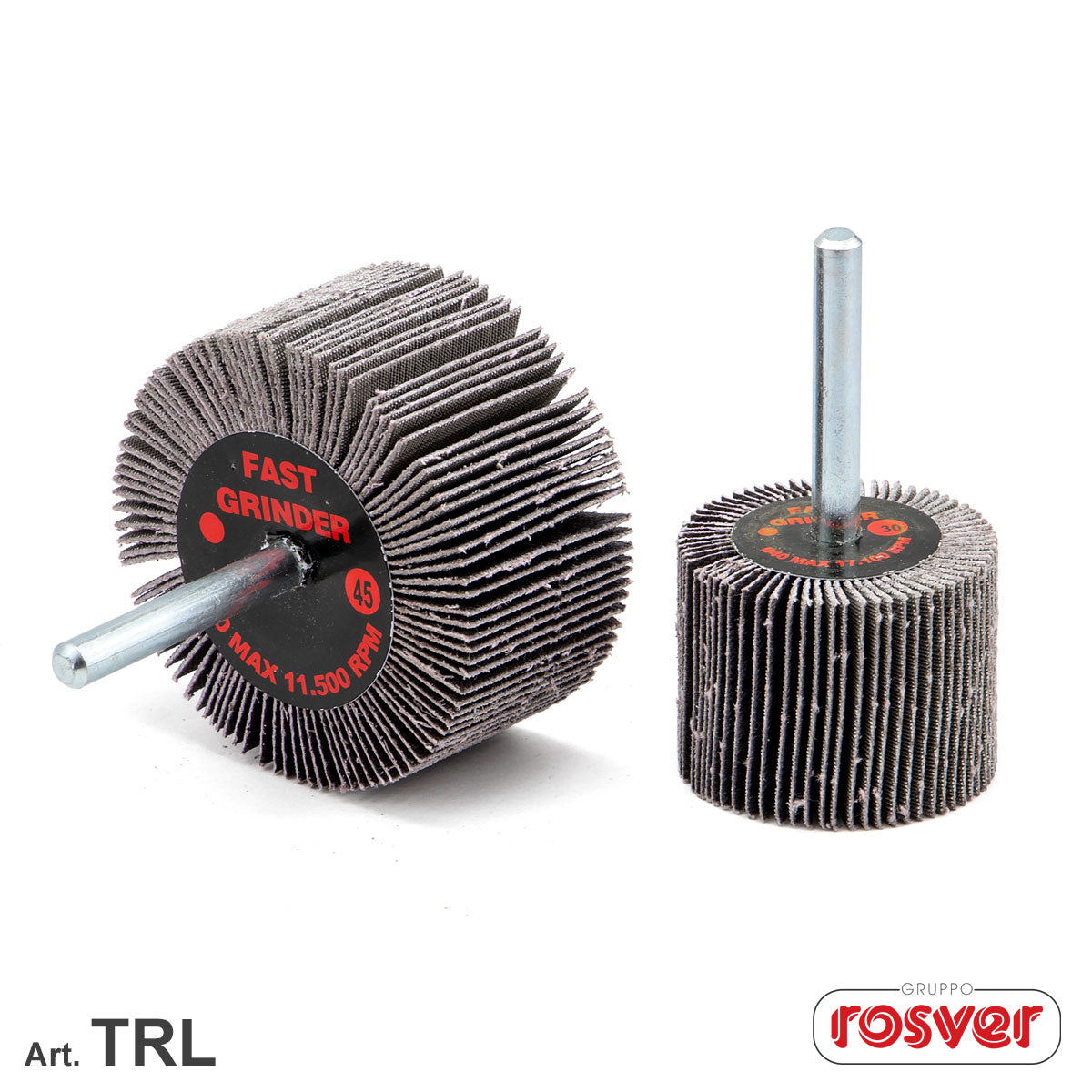 Trizact Flap Wheels - Rosver - 237AA TRL D.60x30 G.6 Gr.A - Conf.10pz