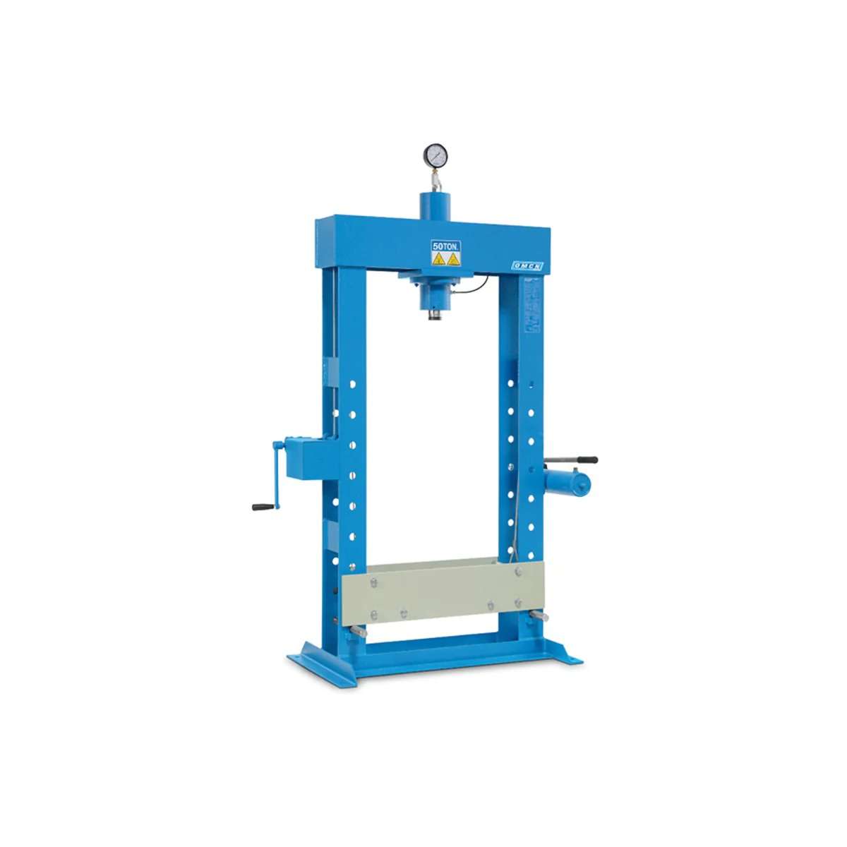 Hydraulic press with two-speed hand pump 50 ton capacity - OMCN 158