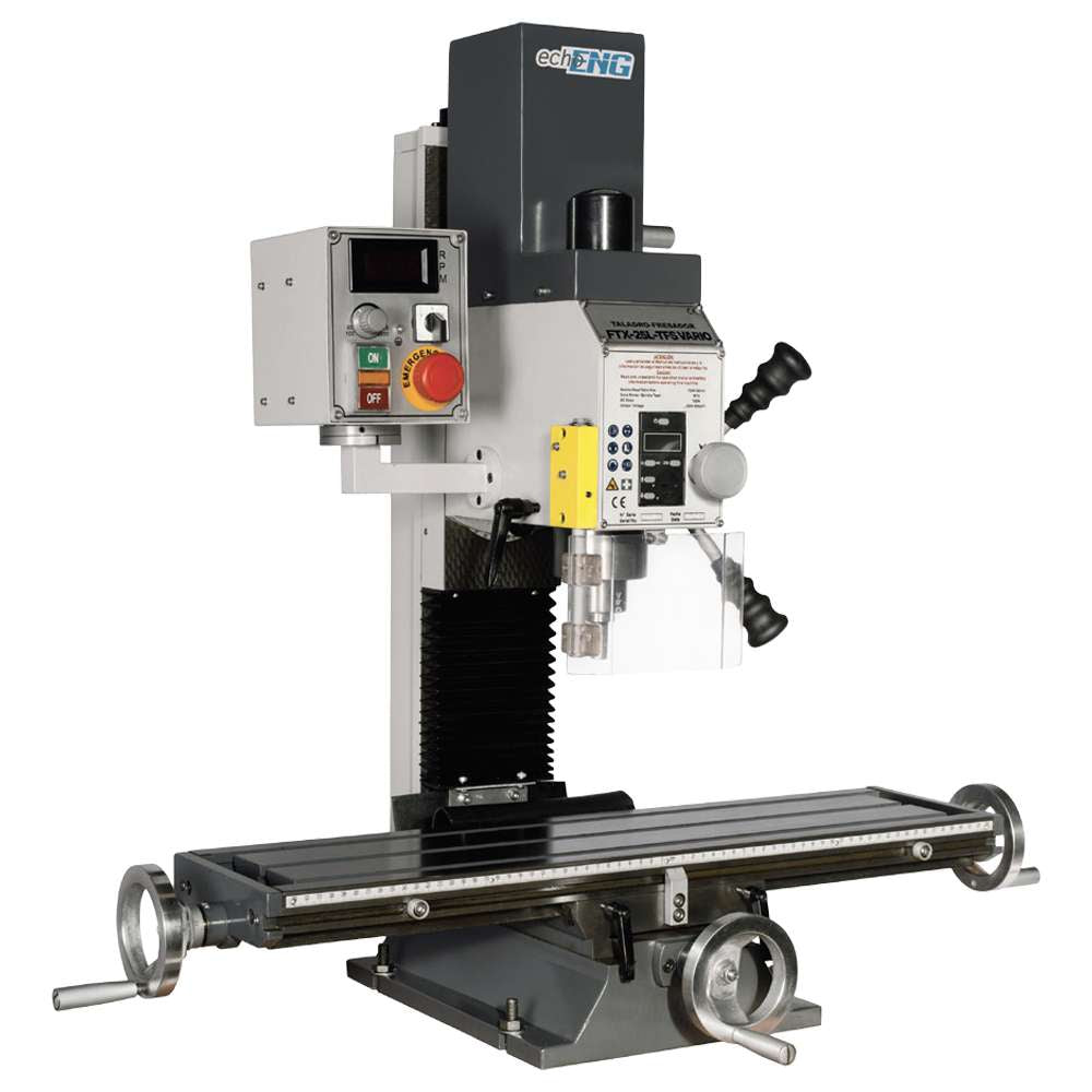 Milling-drilling machine FTX-25L-TFS VARIO bench type - echoENG