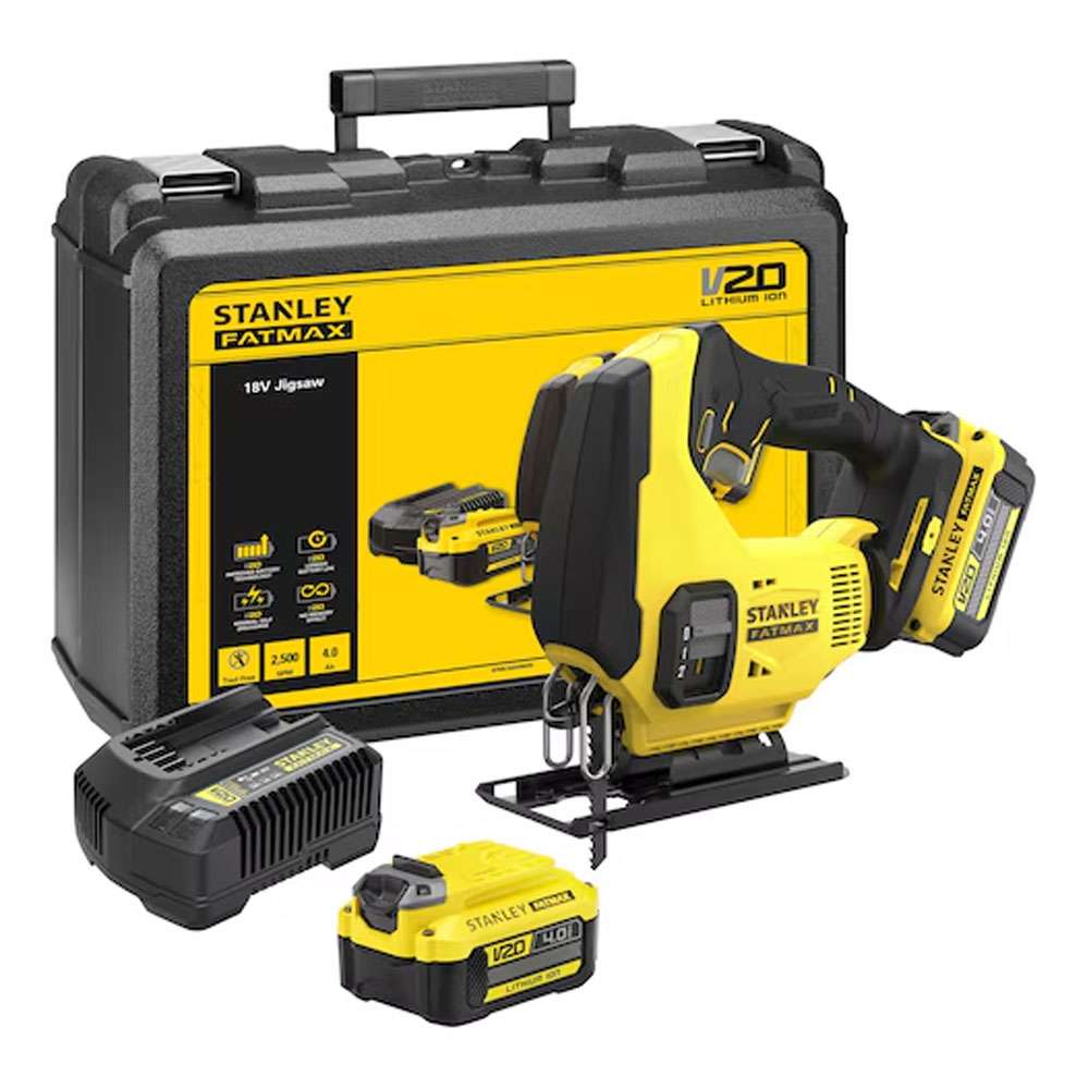 Jigsaw 18V V20 Stanley Fatmax - 2 x 4Ah SFMCS600M2K-QW
